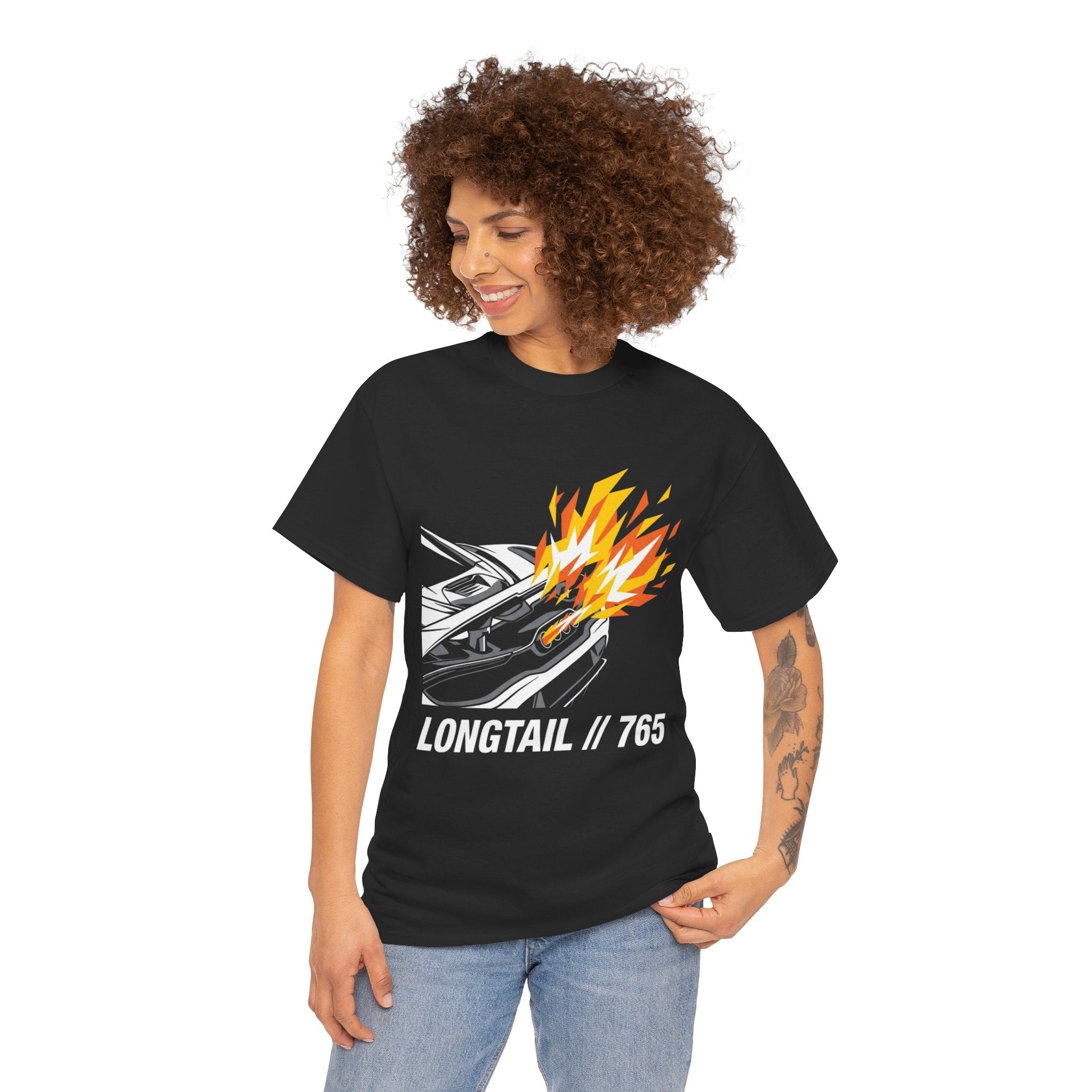 Unisex Heavy Cotton Tee — 765LT Flames
