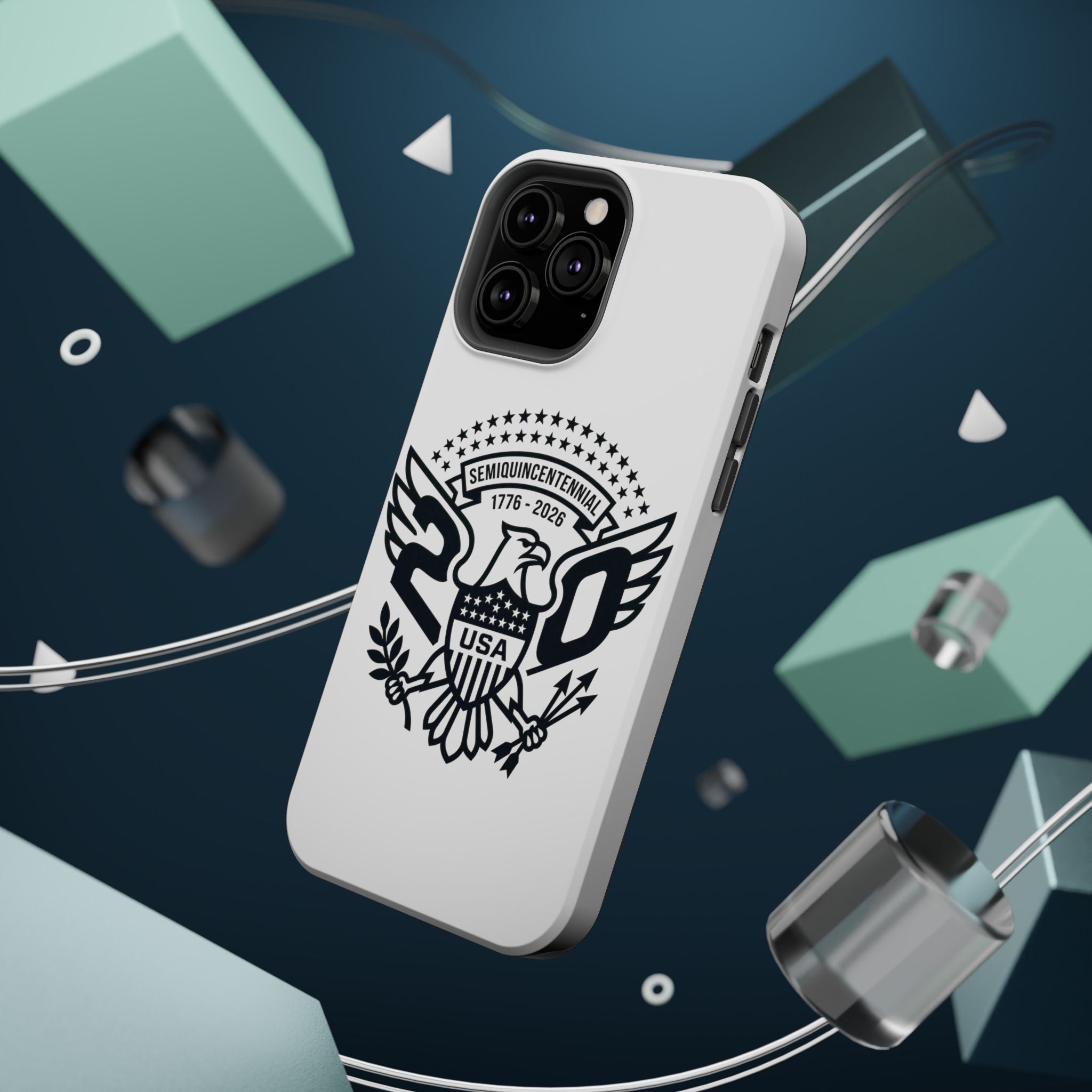 Magnetic Impact-Resistant Phone Case — USA Semiquincentennial
