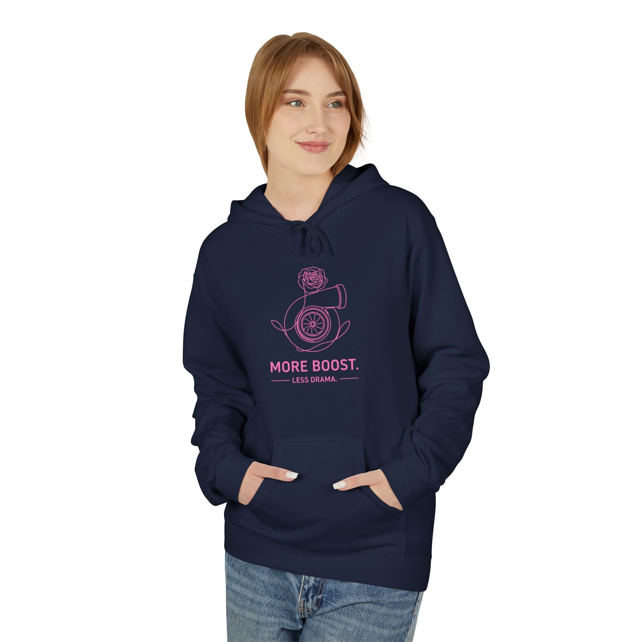 Women's Midweight Softsyle Fleece Hoodie — More Boost. Less Drama.
