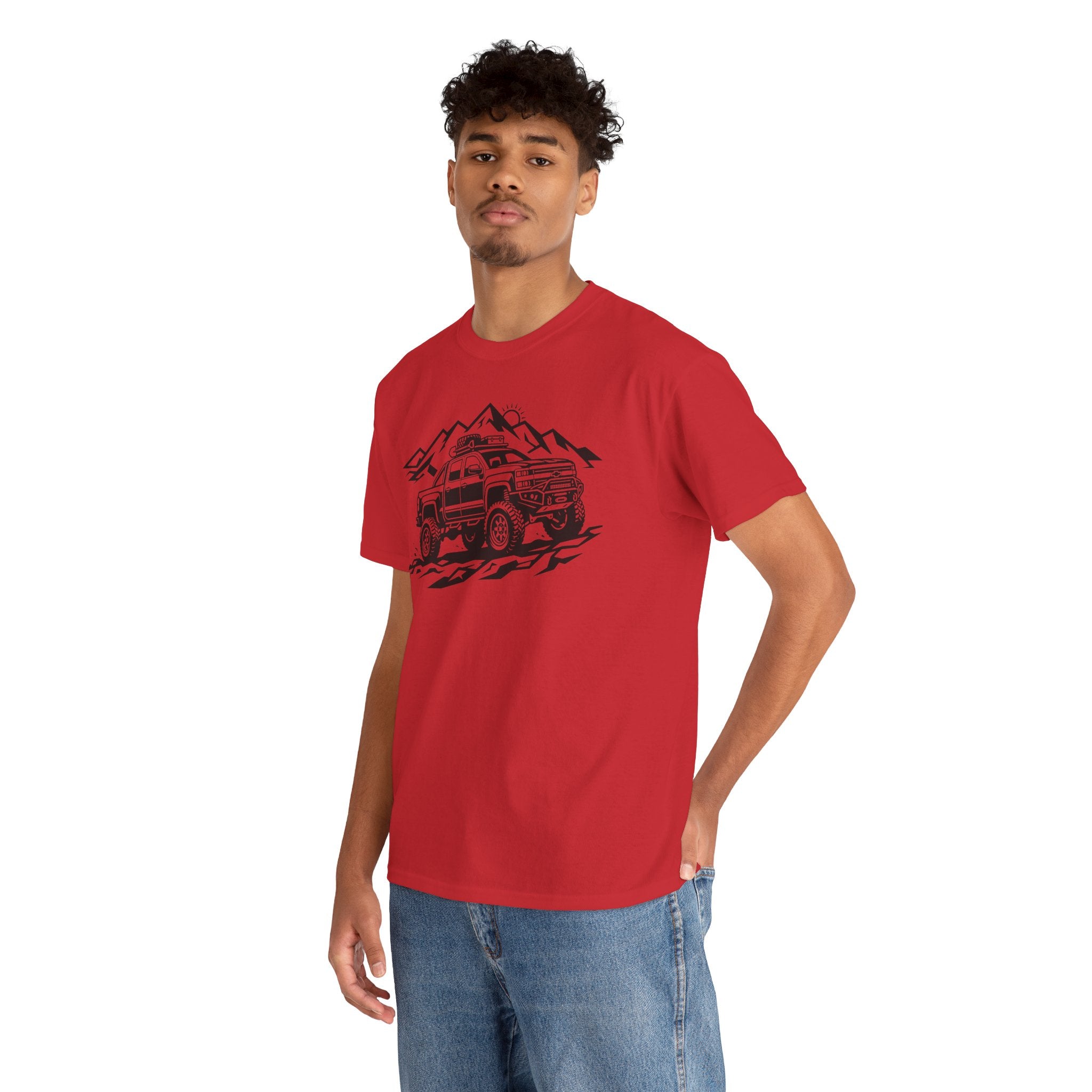 Unisex Heavy Cotton Tee — Mountain 4x4 Adventure