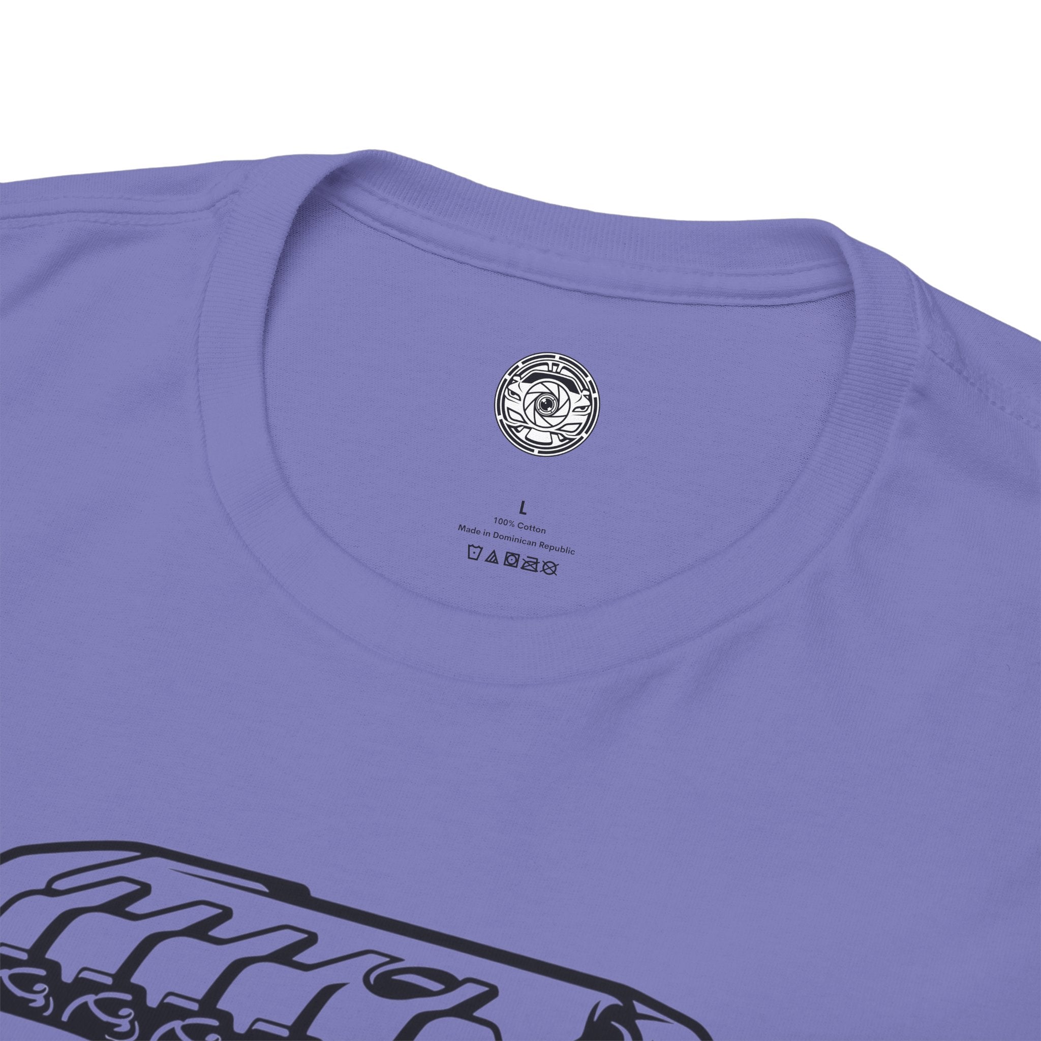 Unisex Heavy Cotton Tee — Engine Illustration (DAZA)