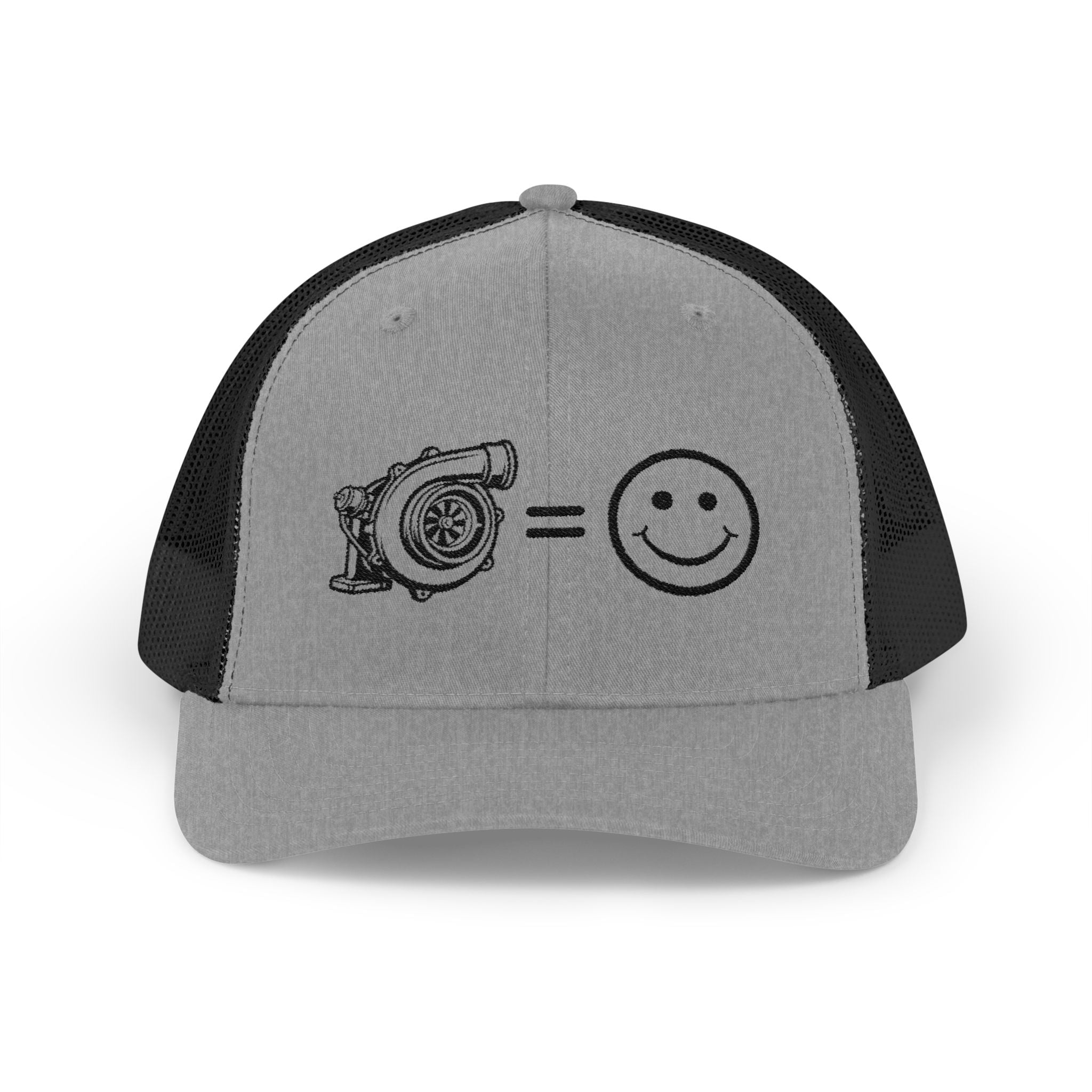 Snapback Trucker Cap — Turbocharger = Smile