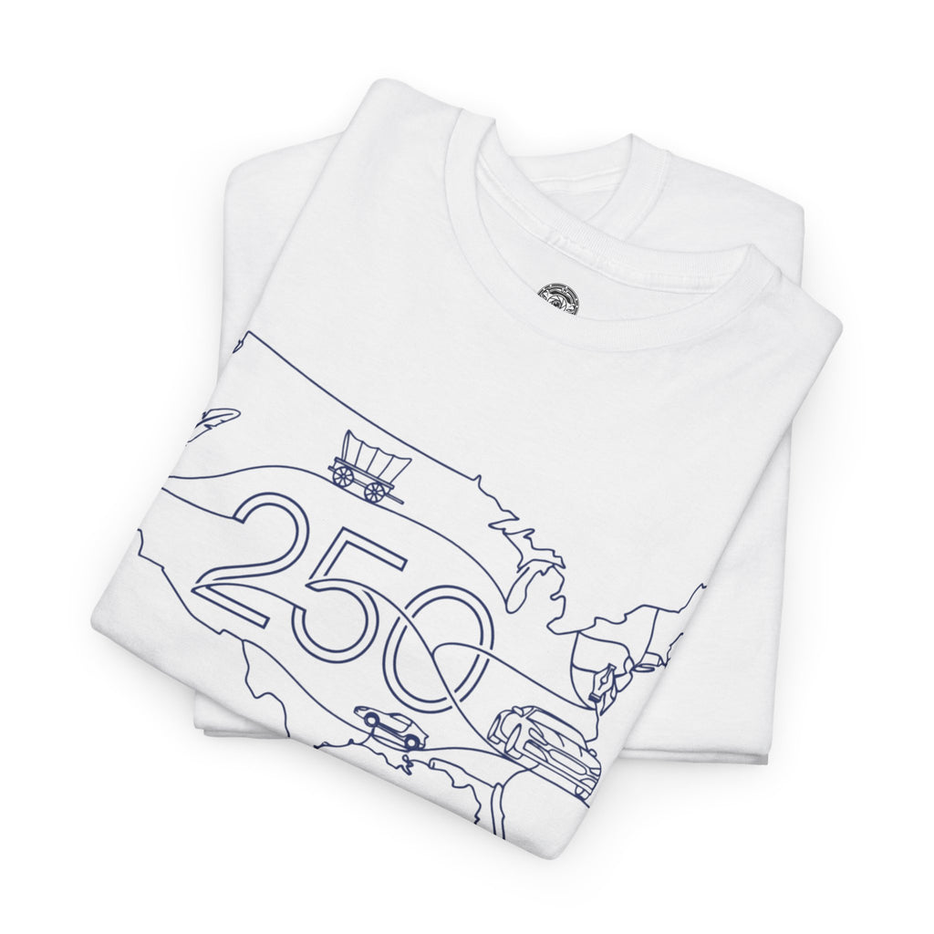 Unisex Heavy Cotton Tee — 250th Coast to Coast Freedom
