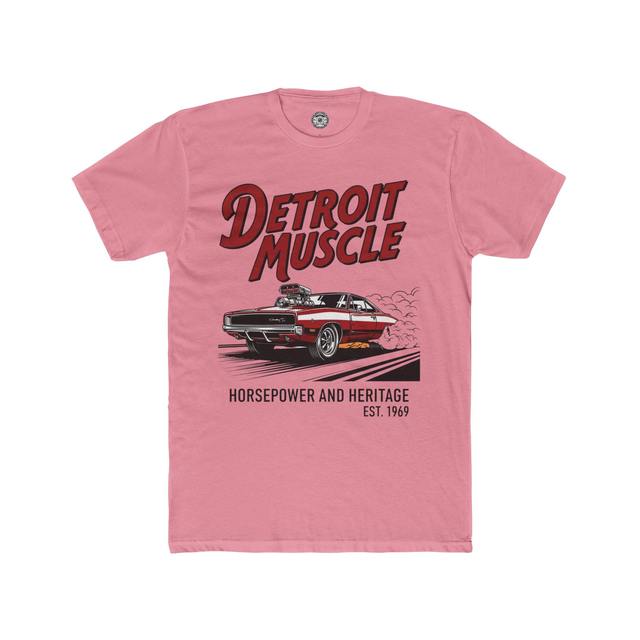 Men's Cotton Crew Tee — Horsepower and Heritage