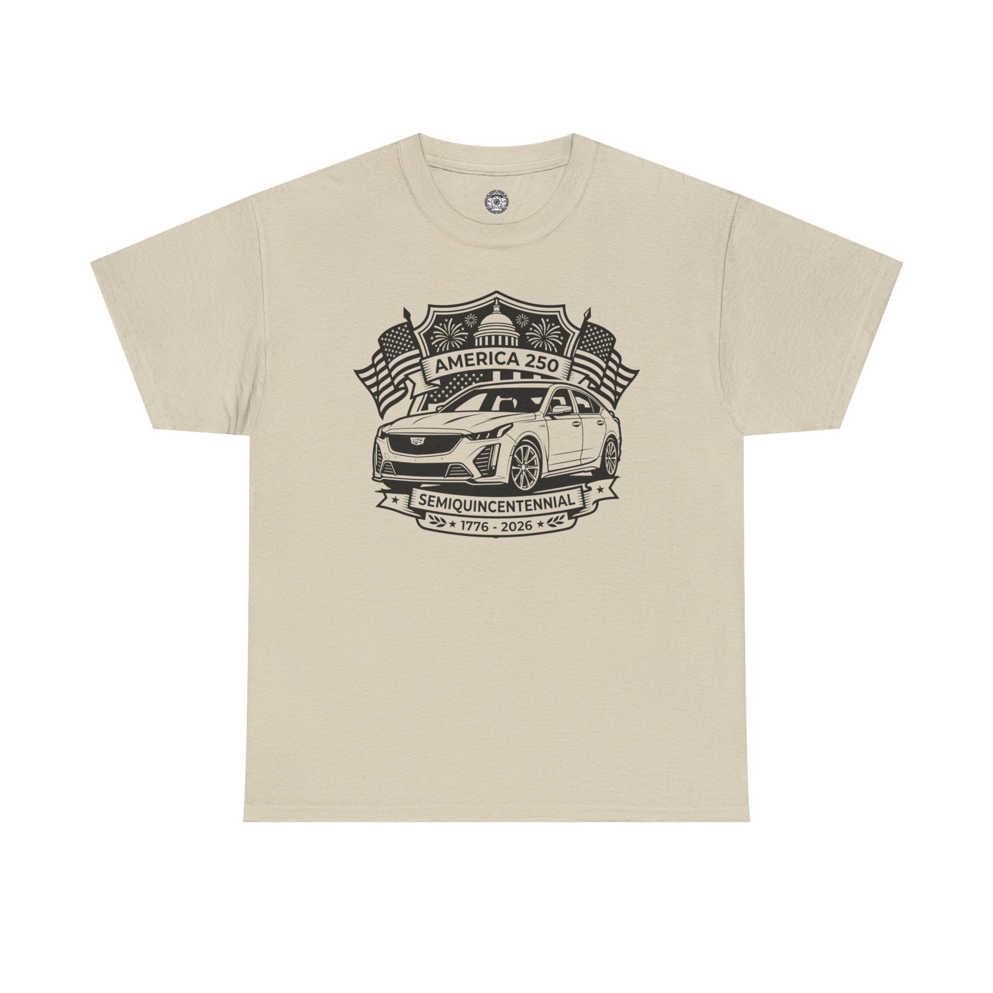 Unisex Heavy Cotton Tee — 4th of July — American Sedan