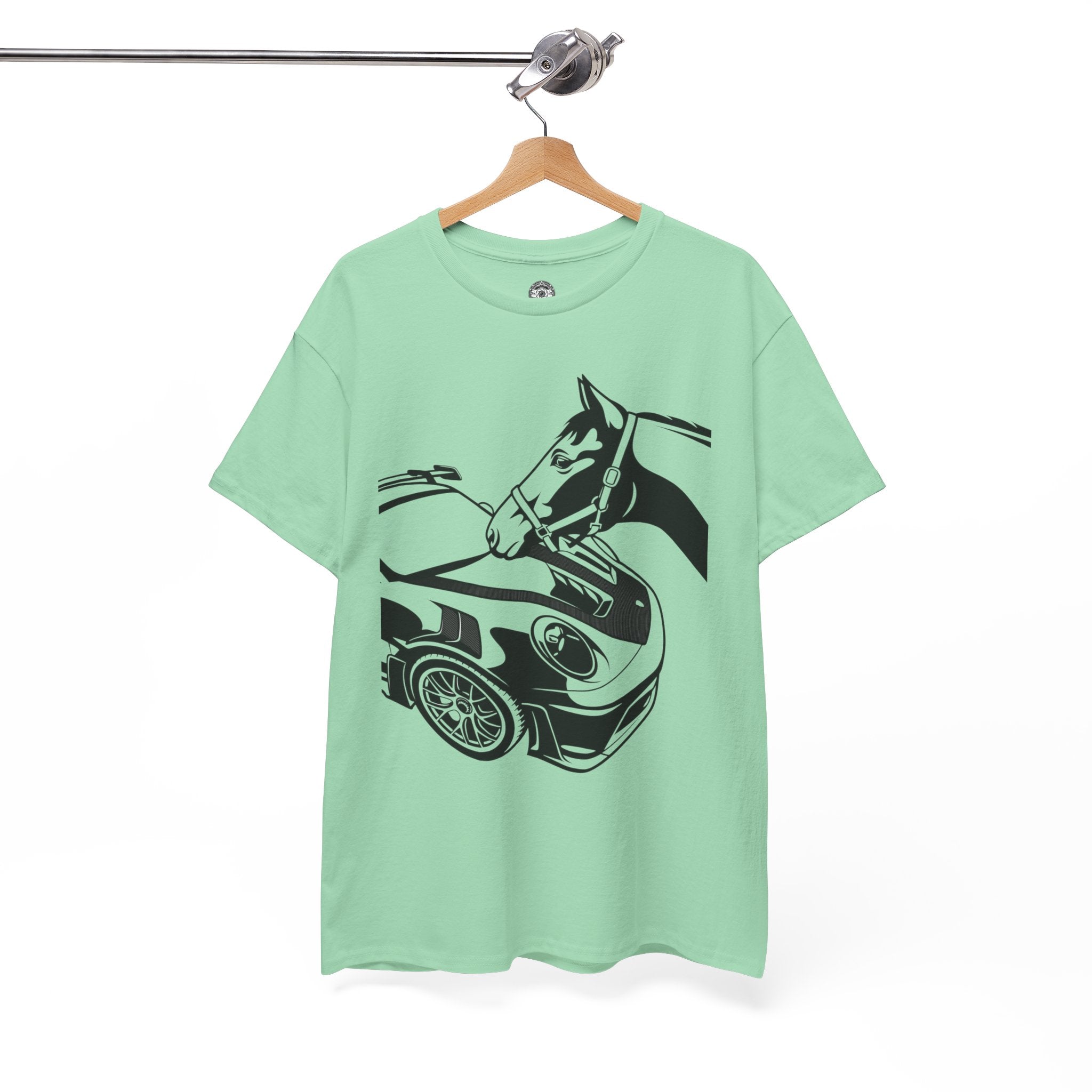 Unisex Heavy Cotton Tee — 992 vs Horse (Viral Video)