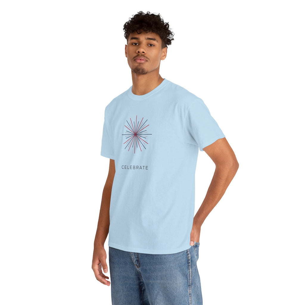 Unisex Heavy Cotton Tee — Celebrate 4th of July
