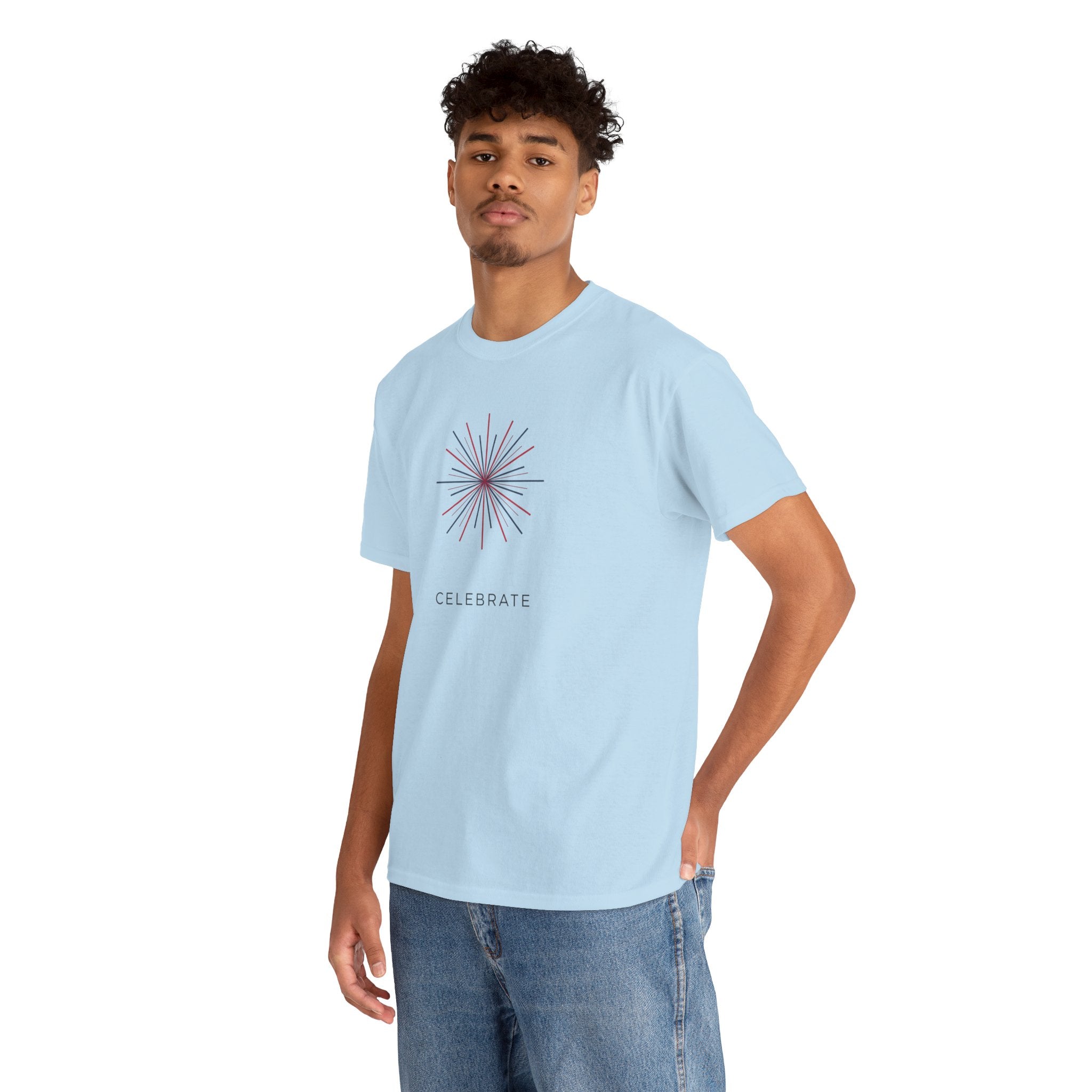 Unisex Heavy Cotton Tee — Celebrate 4th of July