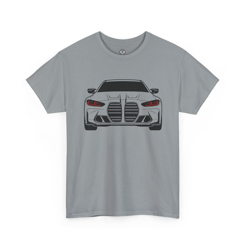 Unisex Heavy Cotton Tee — G80 Illuminated Headlights (Red)