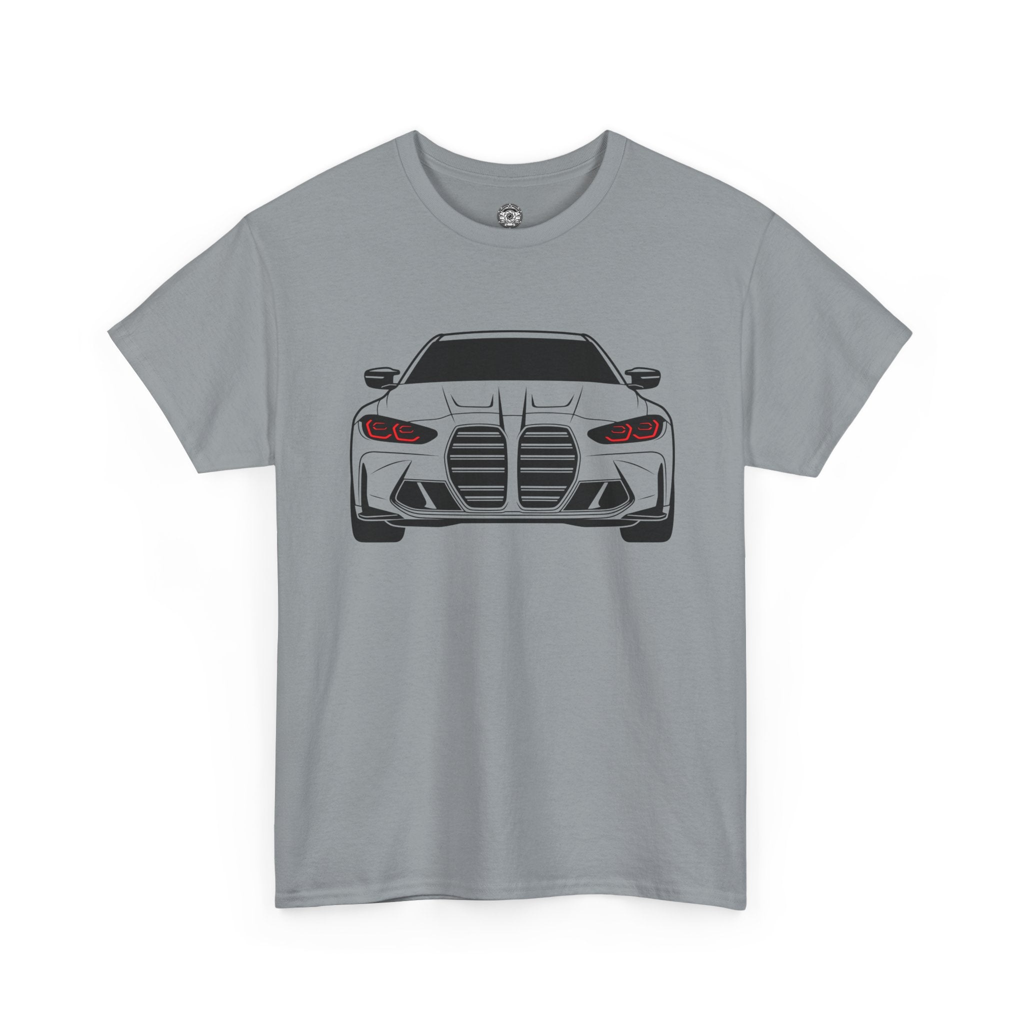 Unisex Heavy Cotton Tee — G80 Illuminated Headlights (Red)