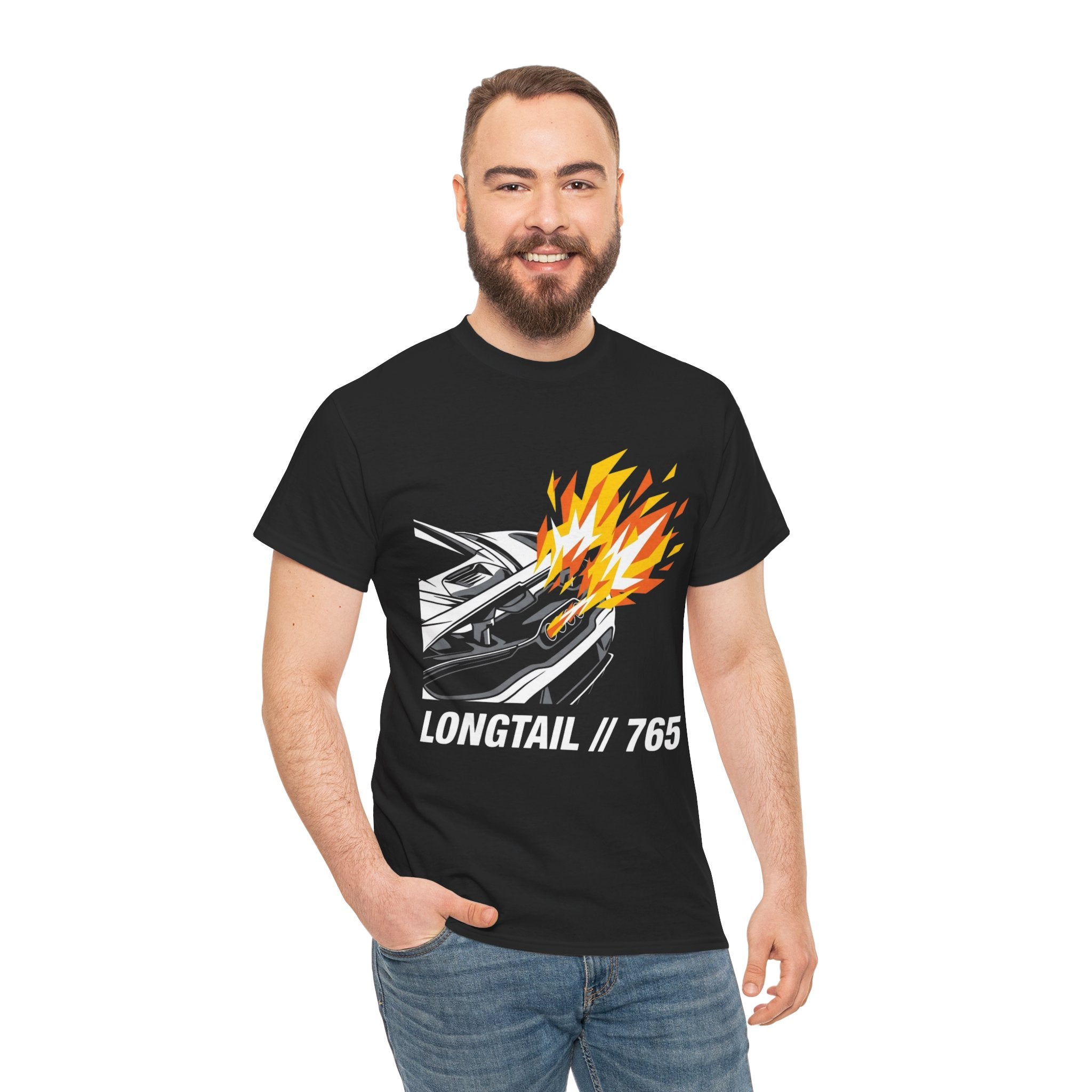 Unisex Heavy Cotton Tee — 765LT Flames