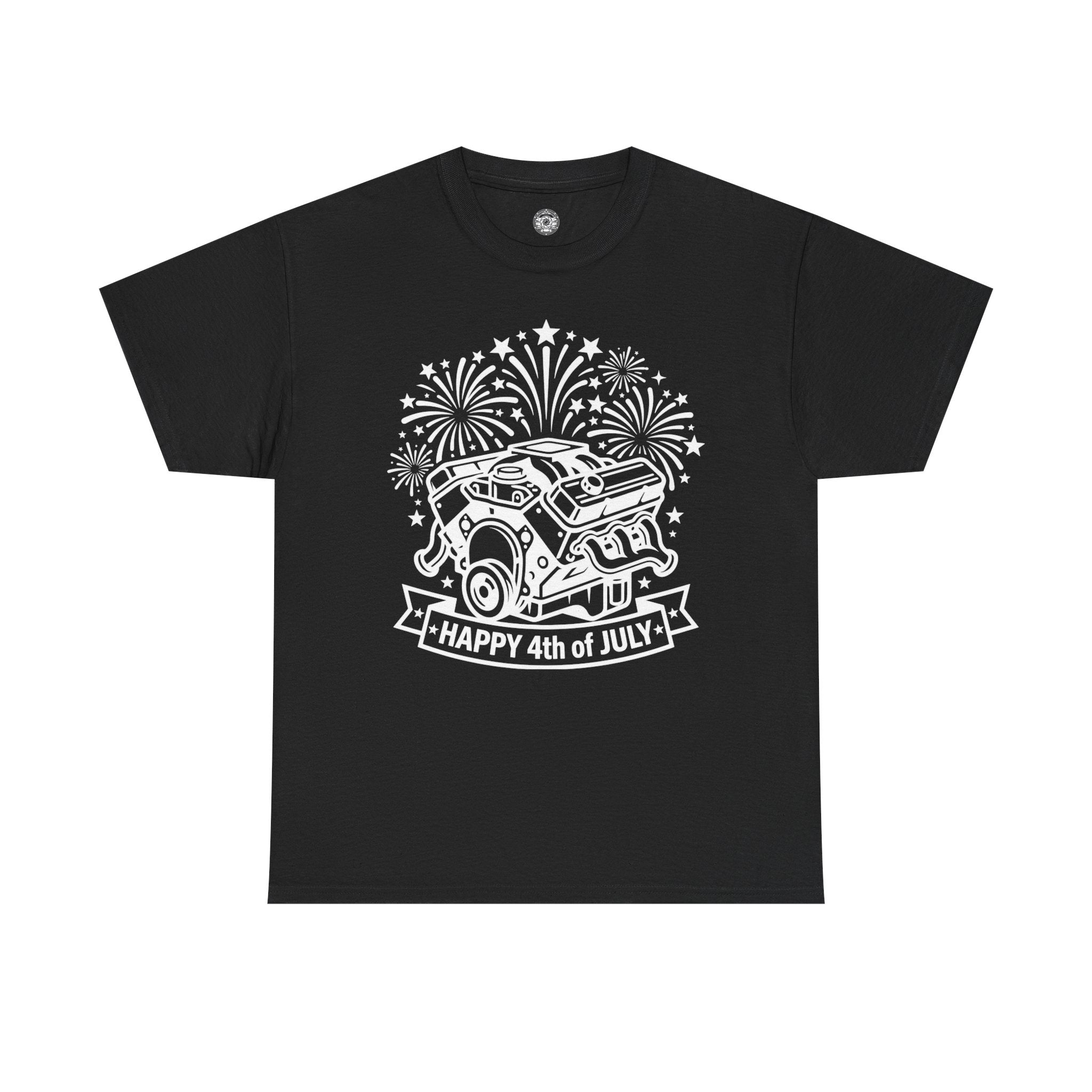 Unisex Heavy Cotton Tee — 4th of July — V8/Fireworks