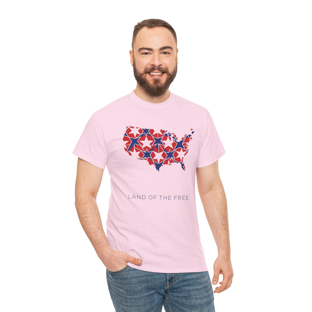 Unisex Heavy Cotton Tee — Land of the Free