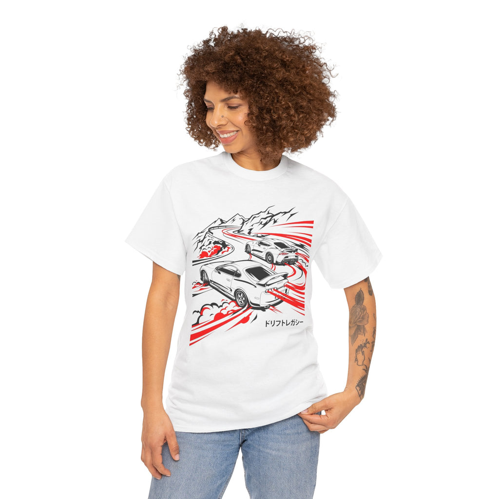 Unisex Heavy Cotton Tee — A80/A90 Touge Battle