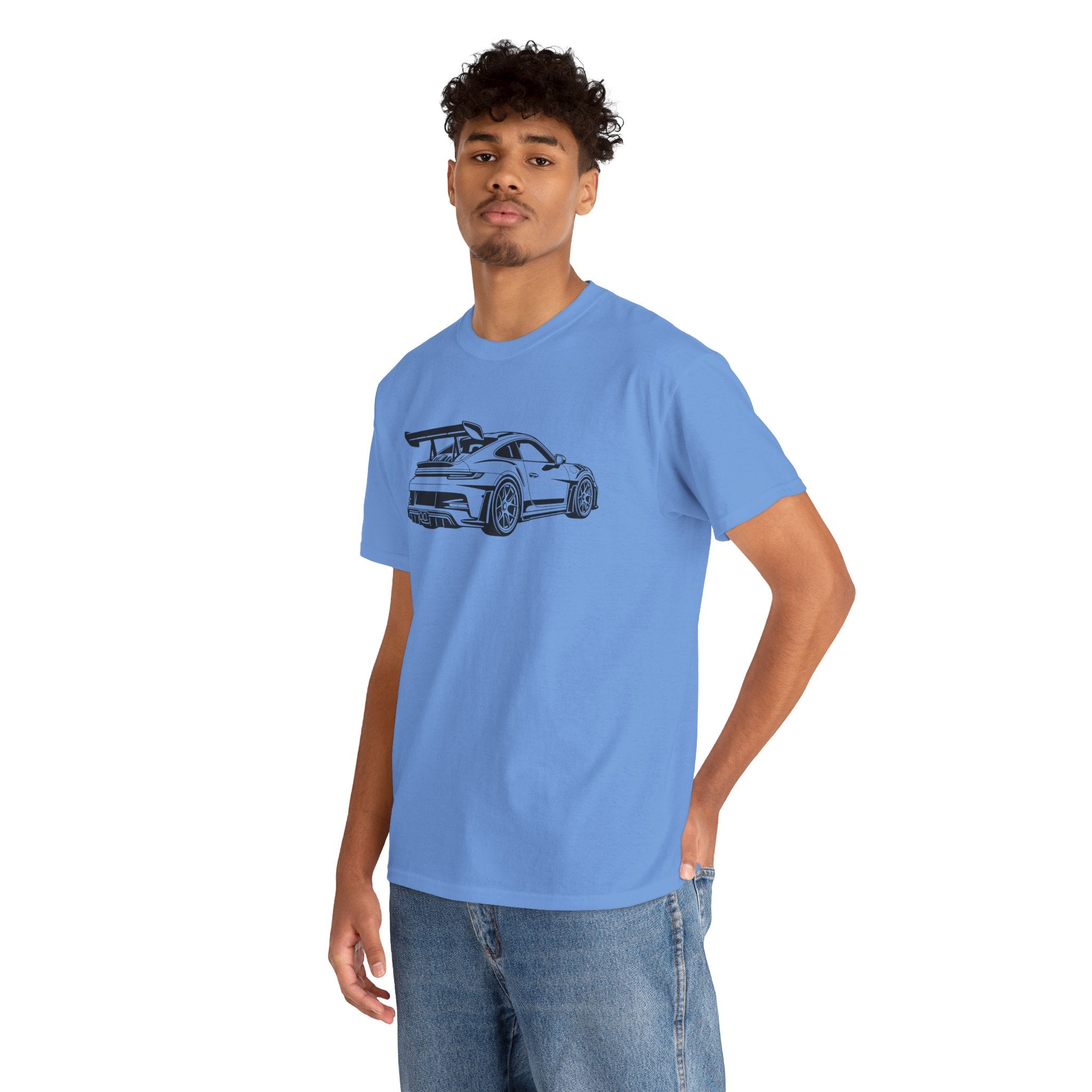 Unisex Heavy Cotton Tee — 992 Rear Profile