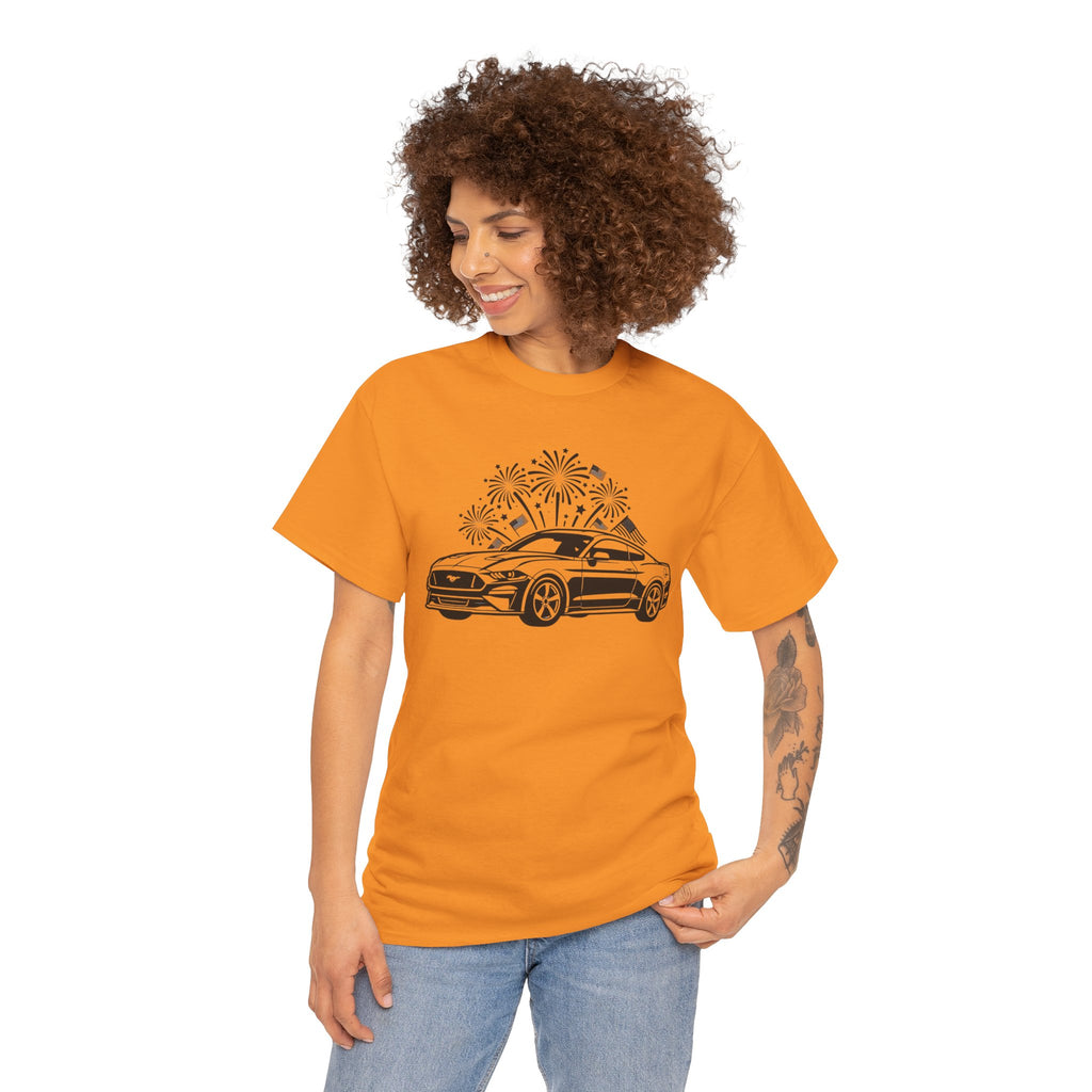 Unisex Heavy Cotton Tee — 4th of July — Modern American Muscle