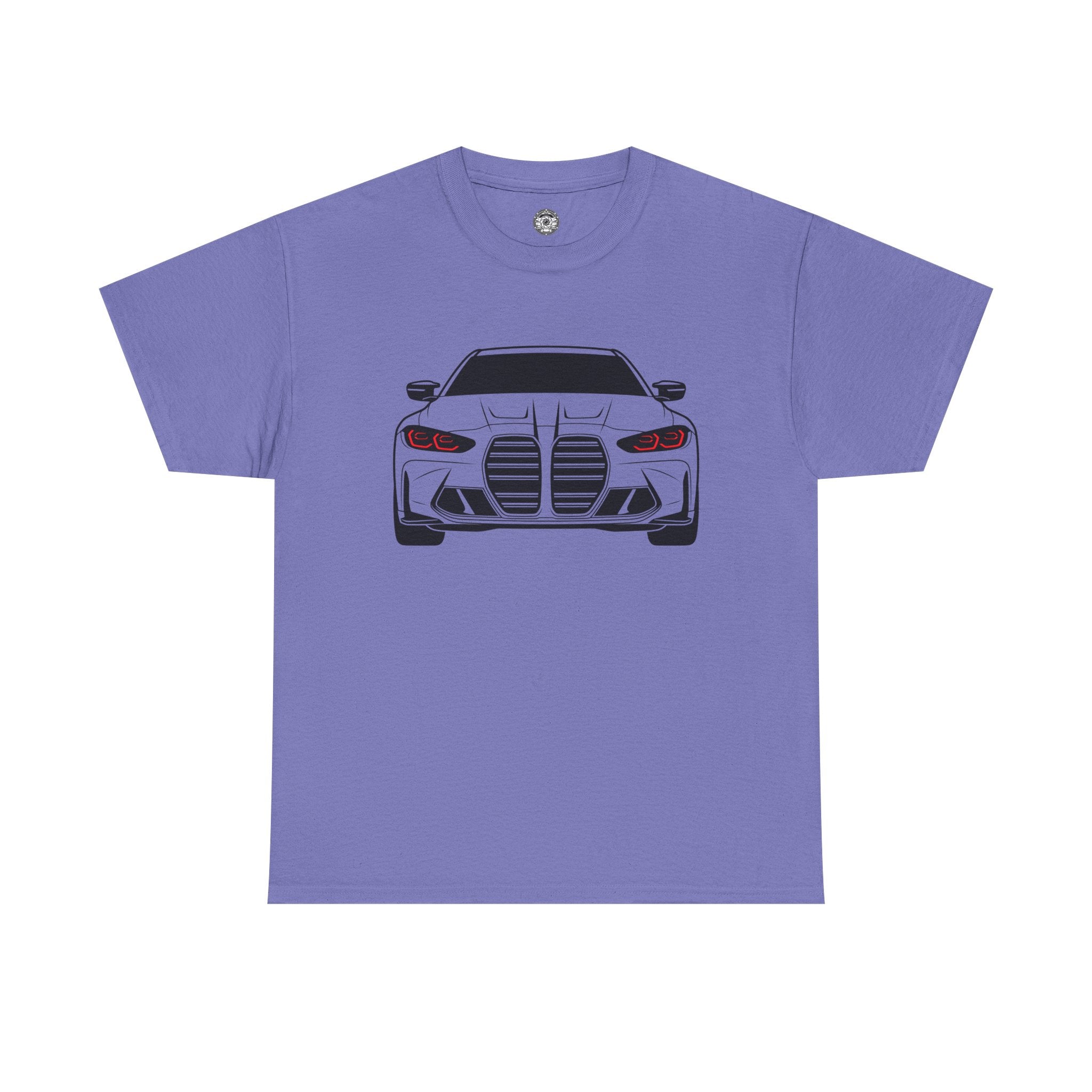 Unisex Heavy Cotton Tee — G80 Illuminated Headlights (Red)