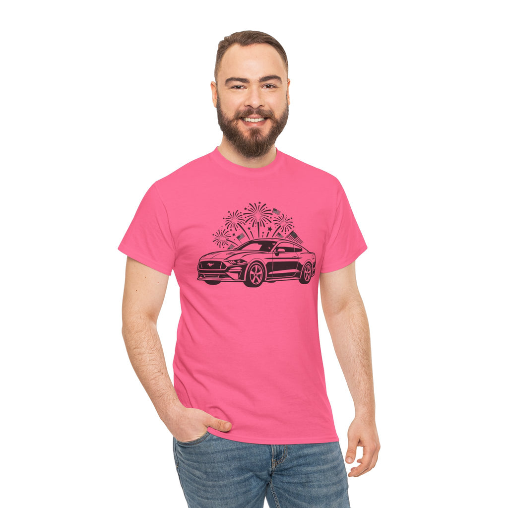 Unisex Heavy Cotton Tee — 4th of July — Modern American Muscle