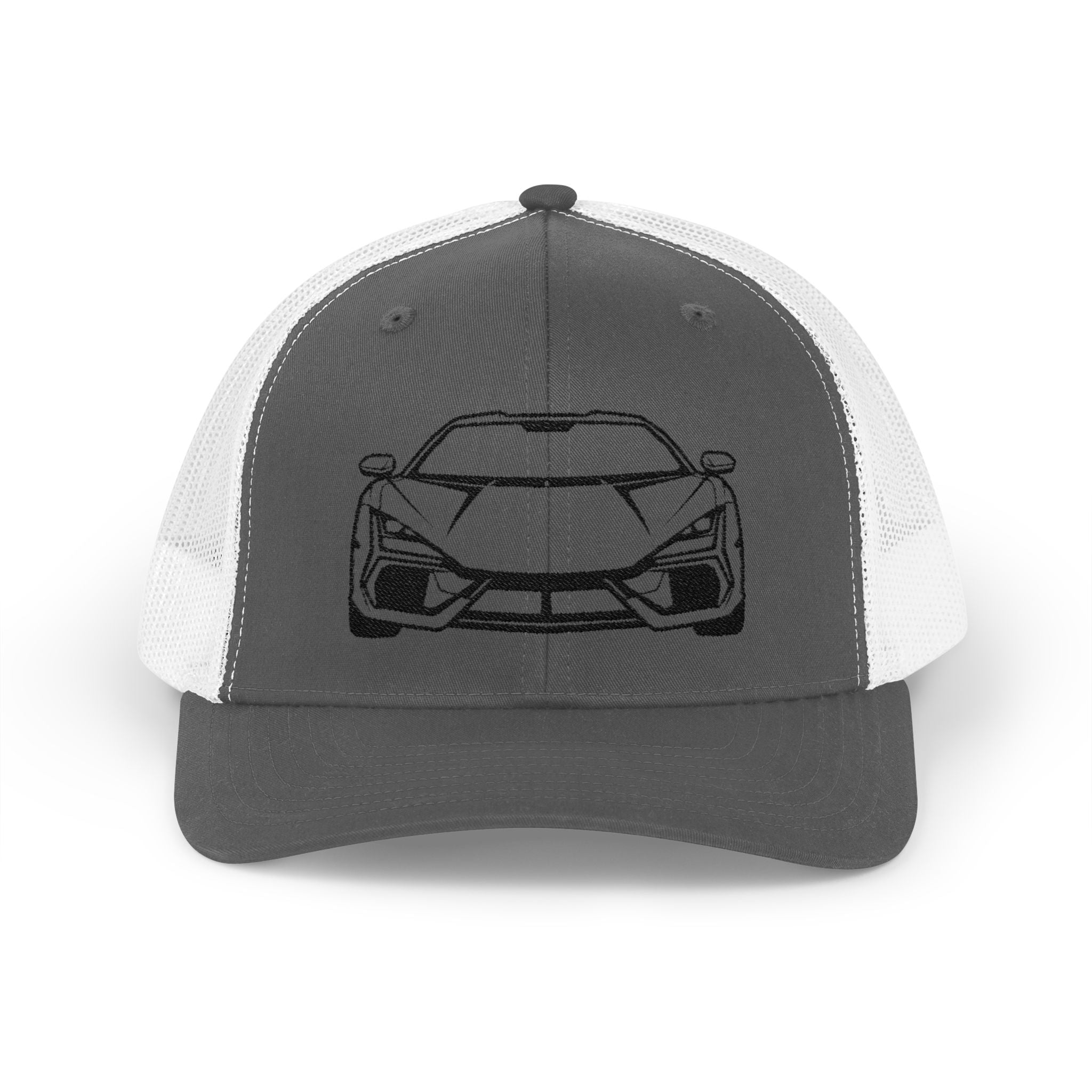 Snapback Trucker Cap — V12 Hybrid Minimalist Outline