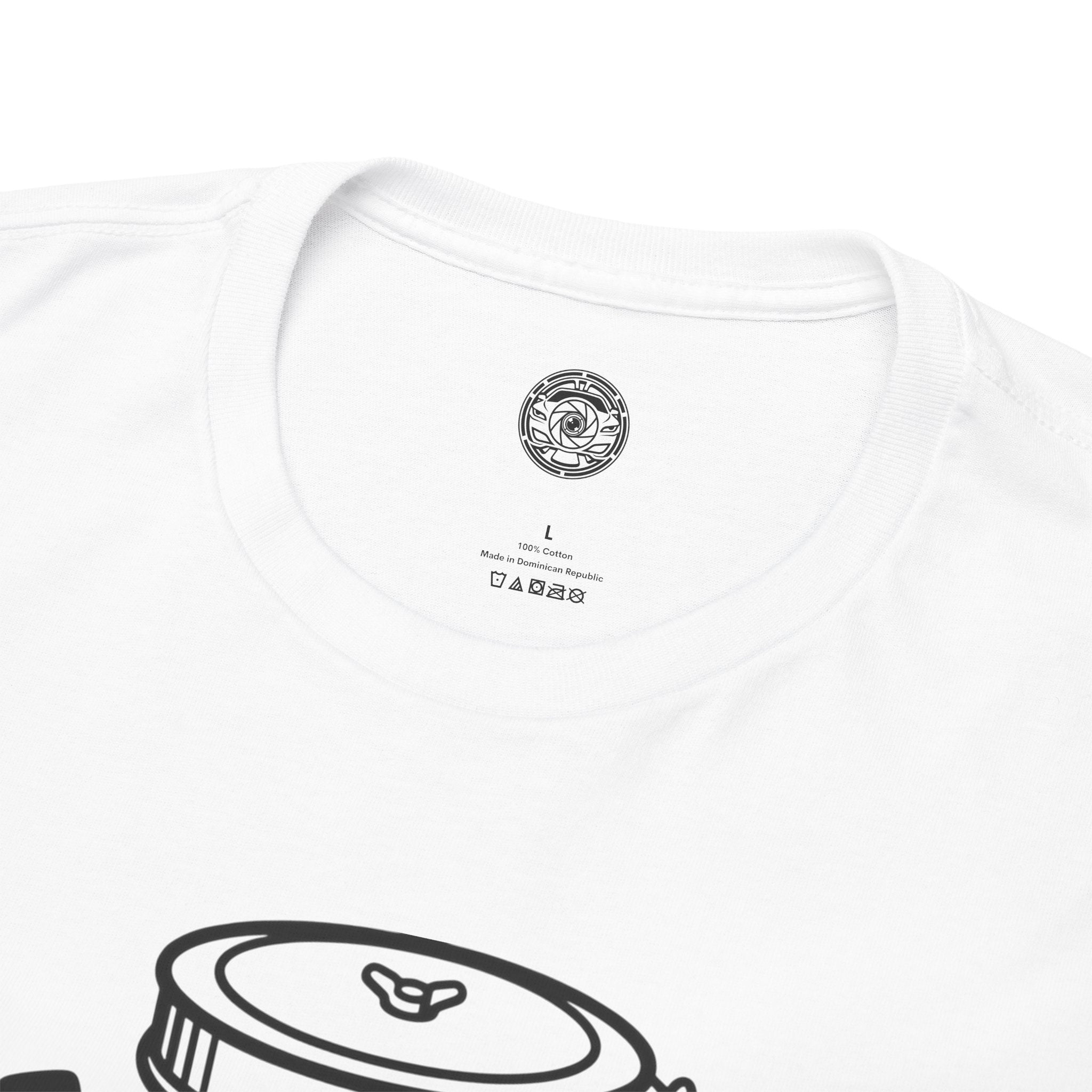 Unisex Heavy Cotton Tee — Engine Illustration (Big Block)