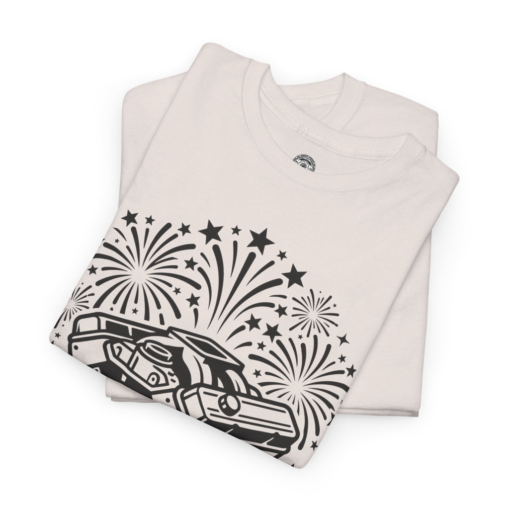 Unisex Heavy Cotton Tee — V8/Fireworks