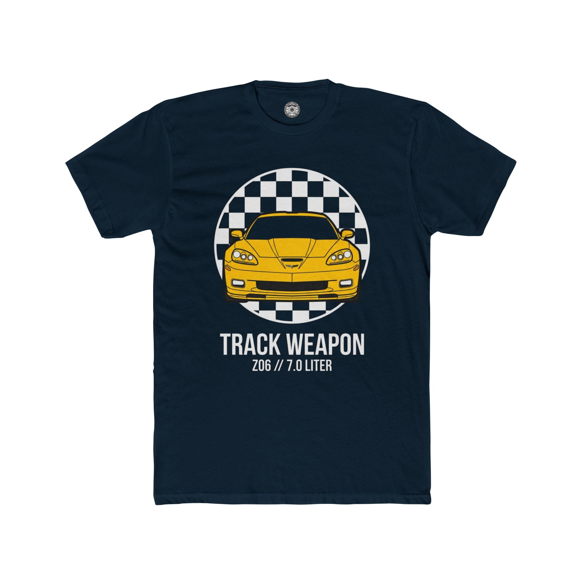 Men's Cotton Crew Tee — Track Weapon