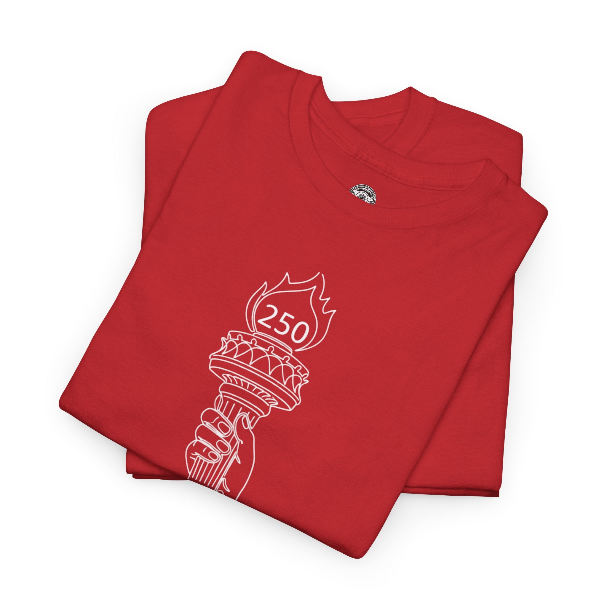 Unisex Heavy Cotton Tee — Liberty Torch 250th Anniversary
