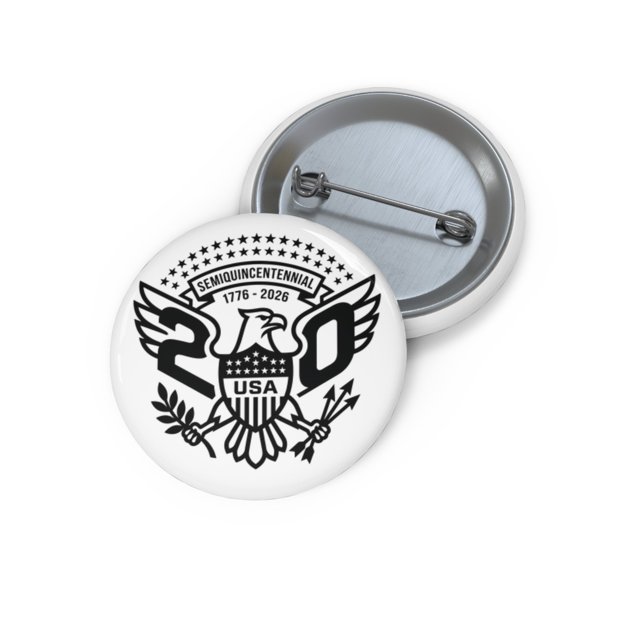 Pin Button — 2026 USA Semiquincentennial