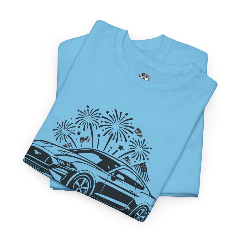 Unisex Heavy Cotton Tee — 4th of July — Modern American Muscle