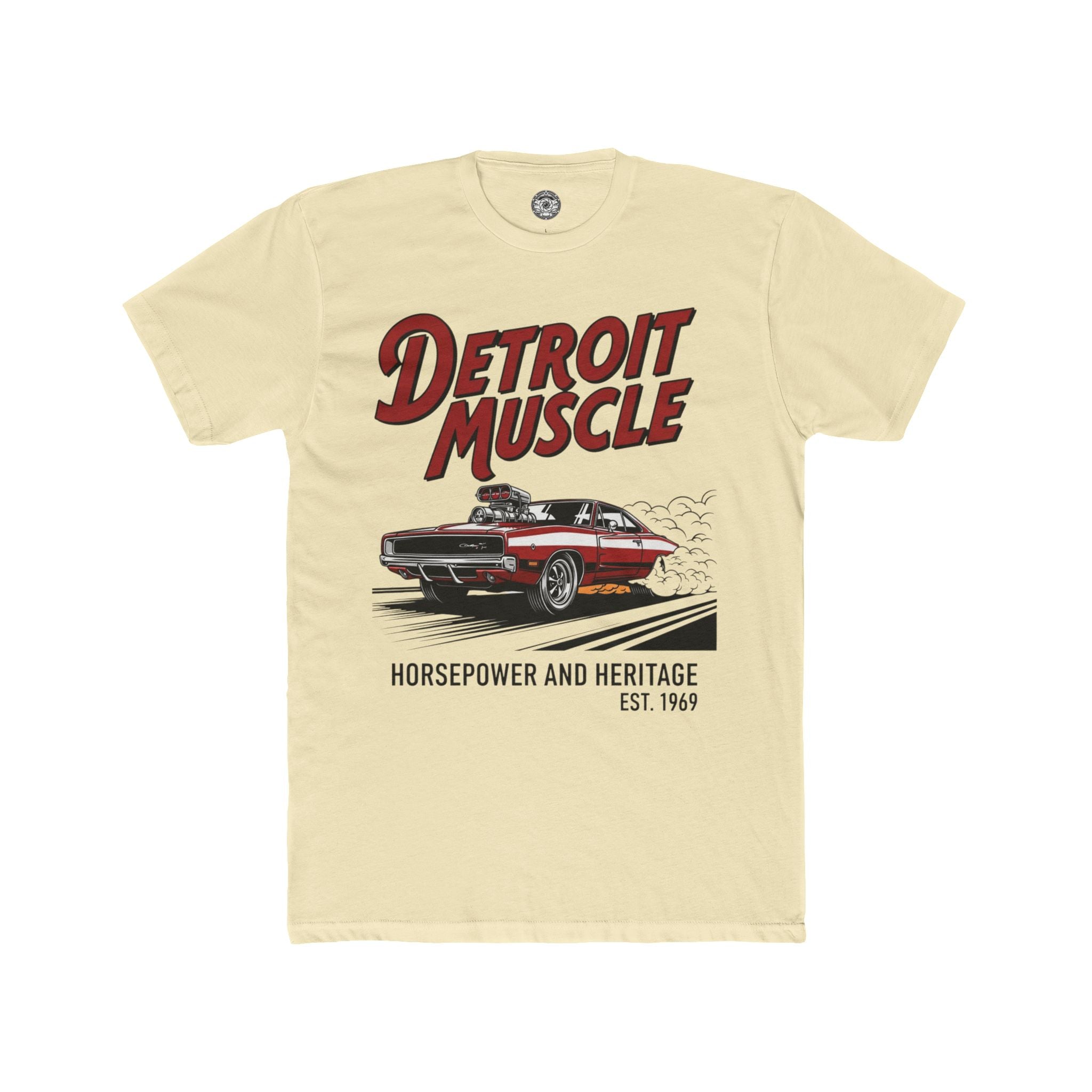 Men's Cotton Crew Tee — Horsepower and Heritage