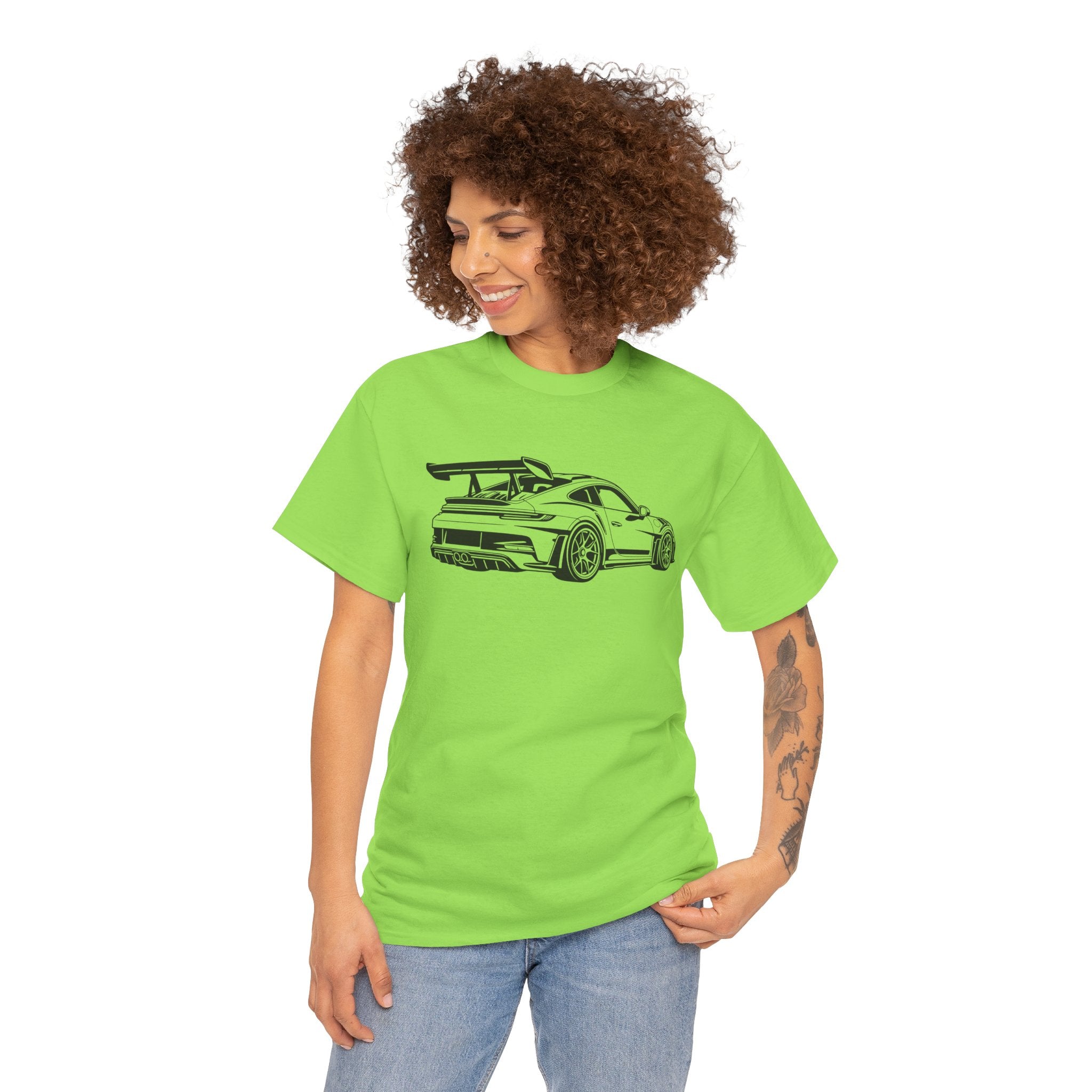 Unisex Heavy Cotton Tee — 992 Rear Profile