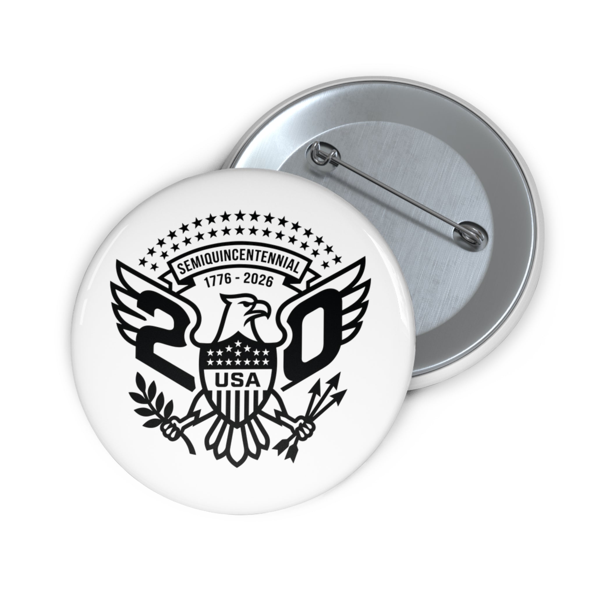 Pin Button — 2026 USA Semiquincentennial