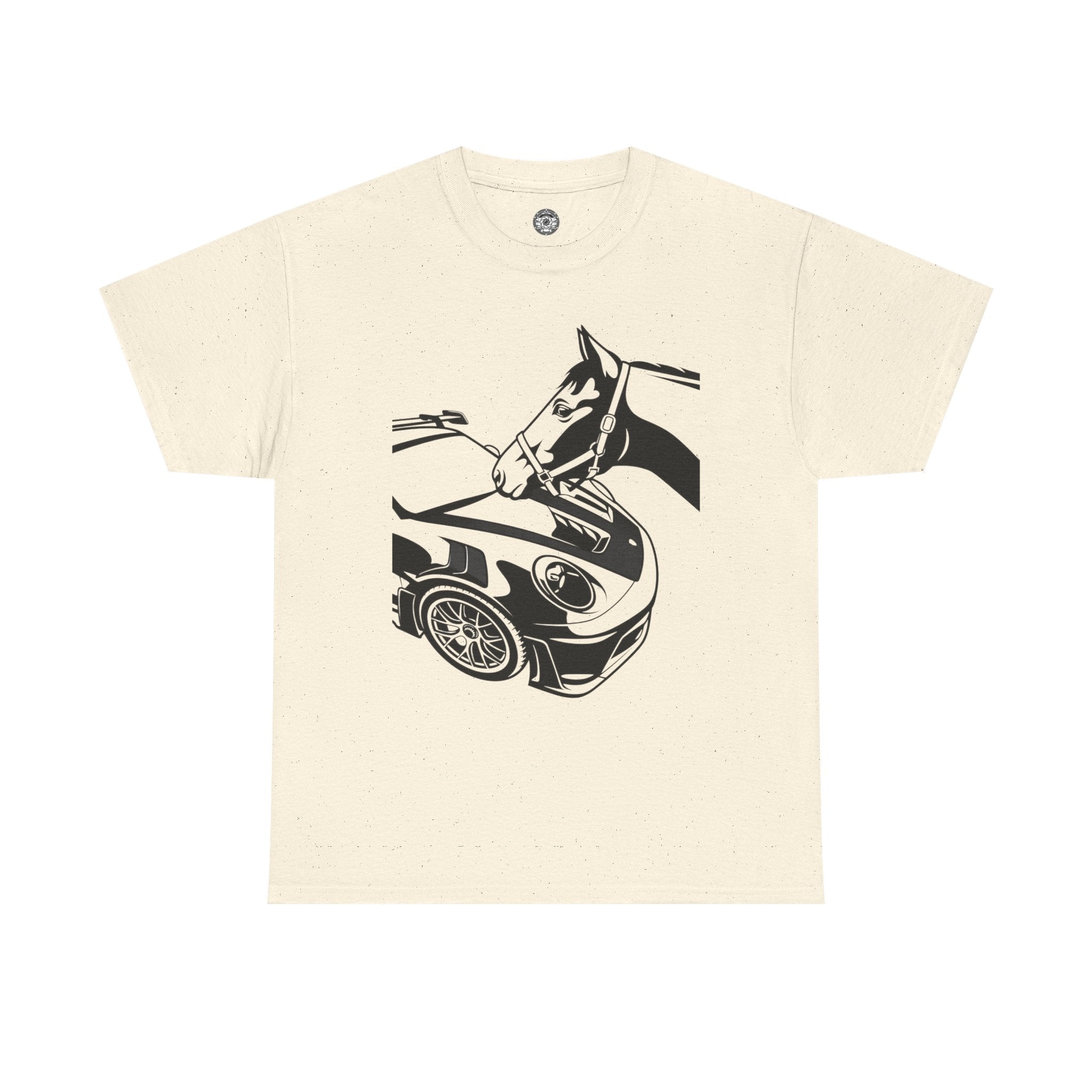 Unisex Heavy Cotton Tee — 992 vs Horse (Viral Video)