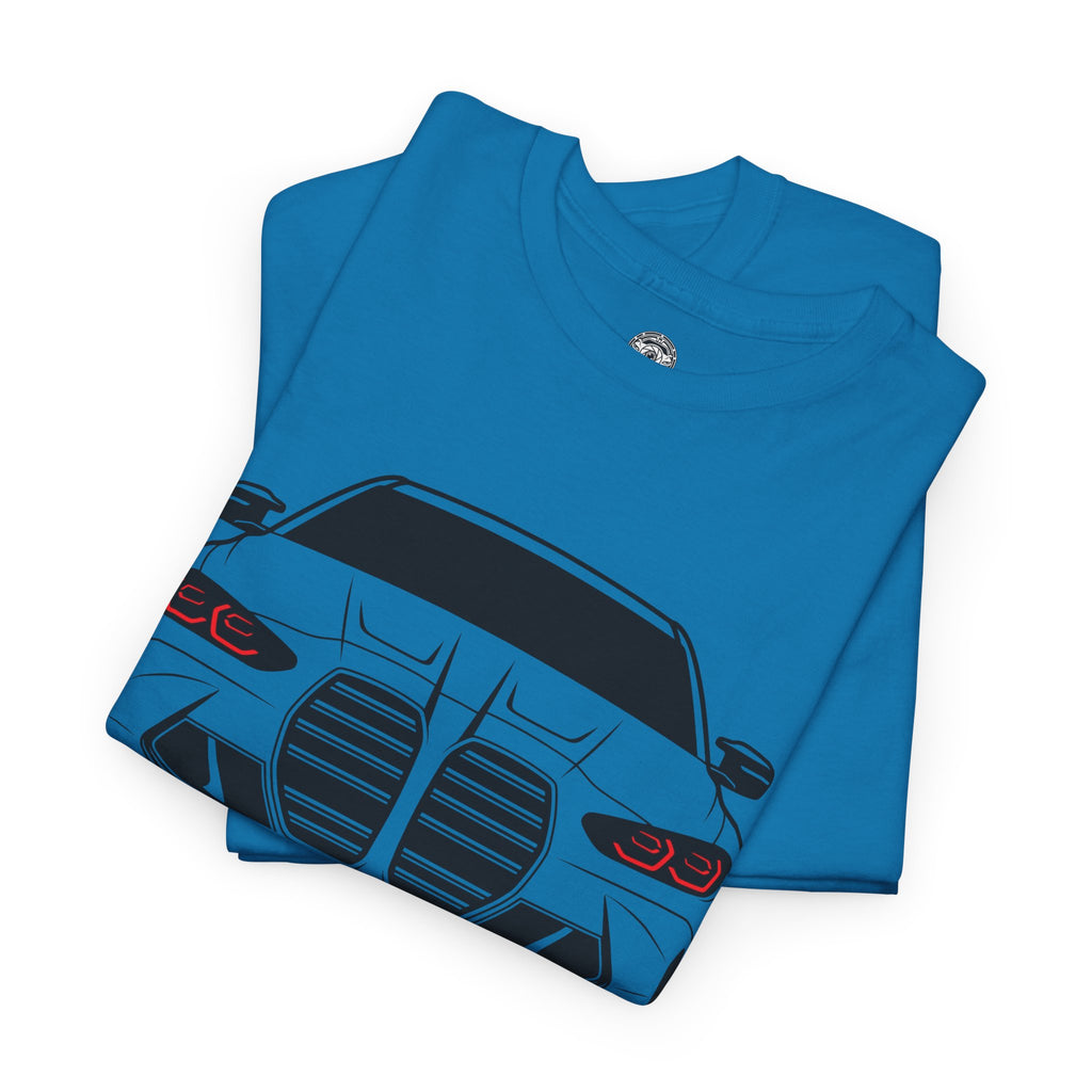 Unisex Heavy Cotton Tee — G80 Illuminated Headlights (Red)