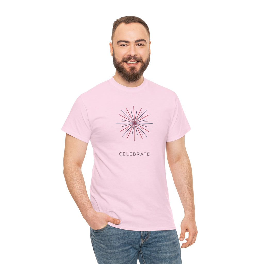 Unisex Heavy Cotton Tee — Celebrate 4th of July