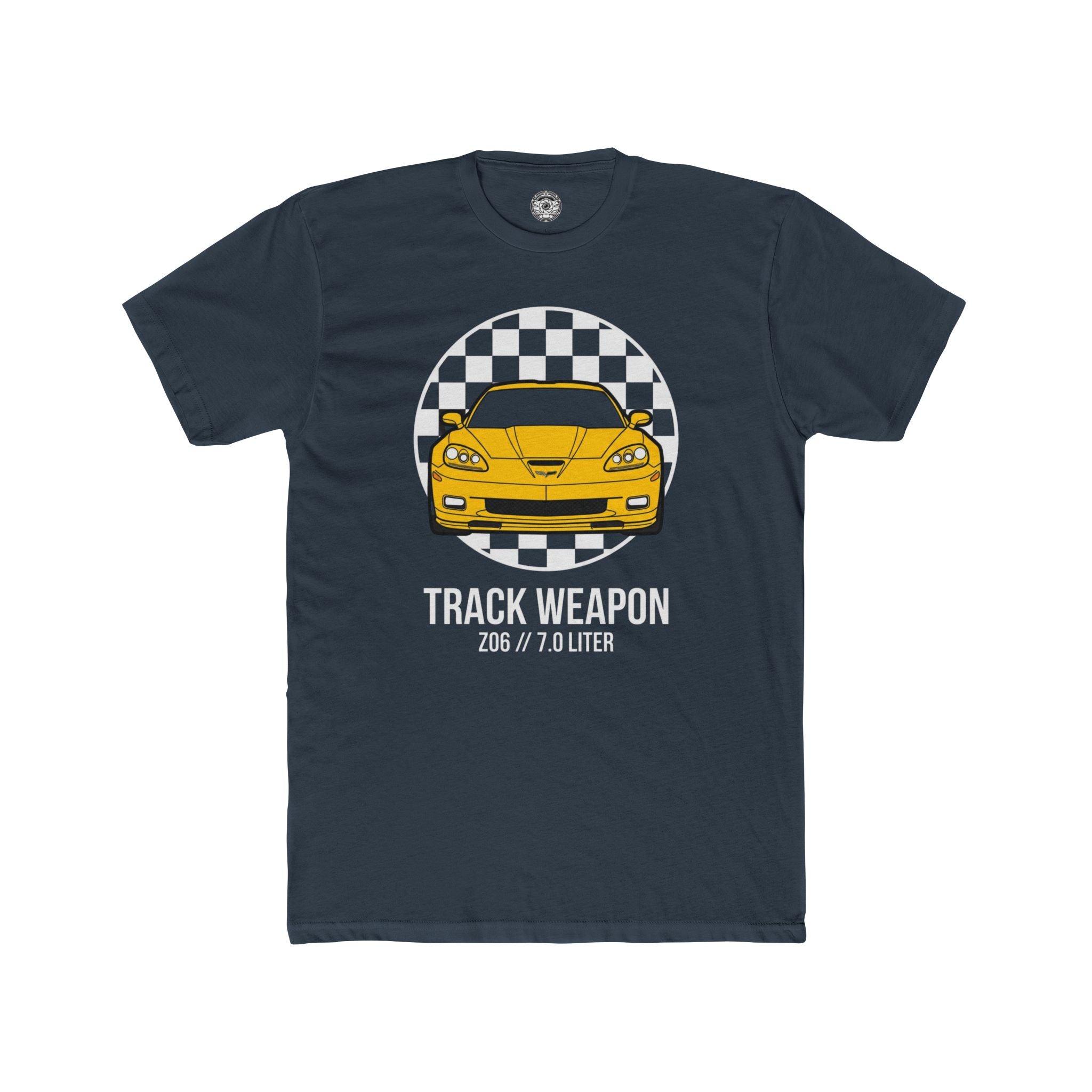 Men's Cotton Crew Tee — Track Weapon