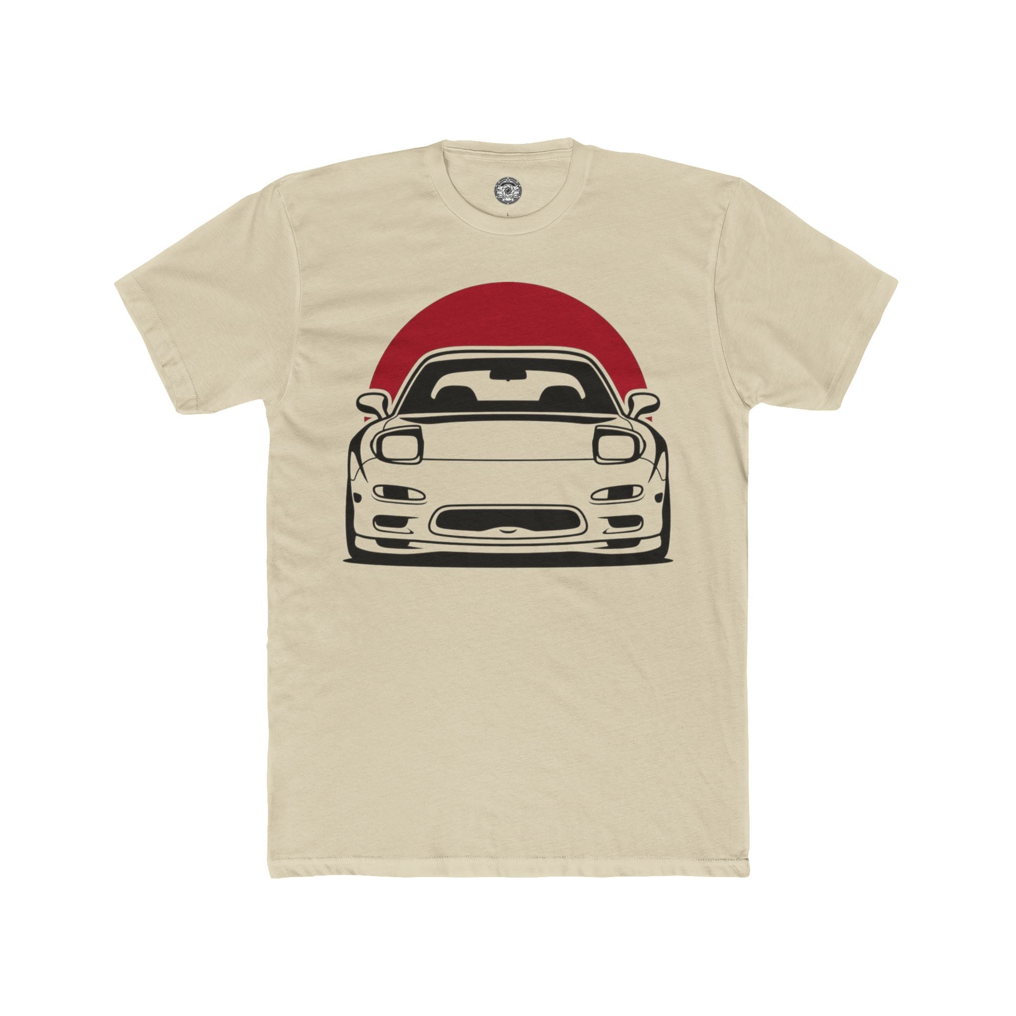 Men's Cotton Crew Tee — JDM Sunset