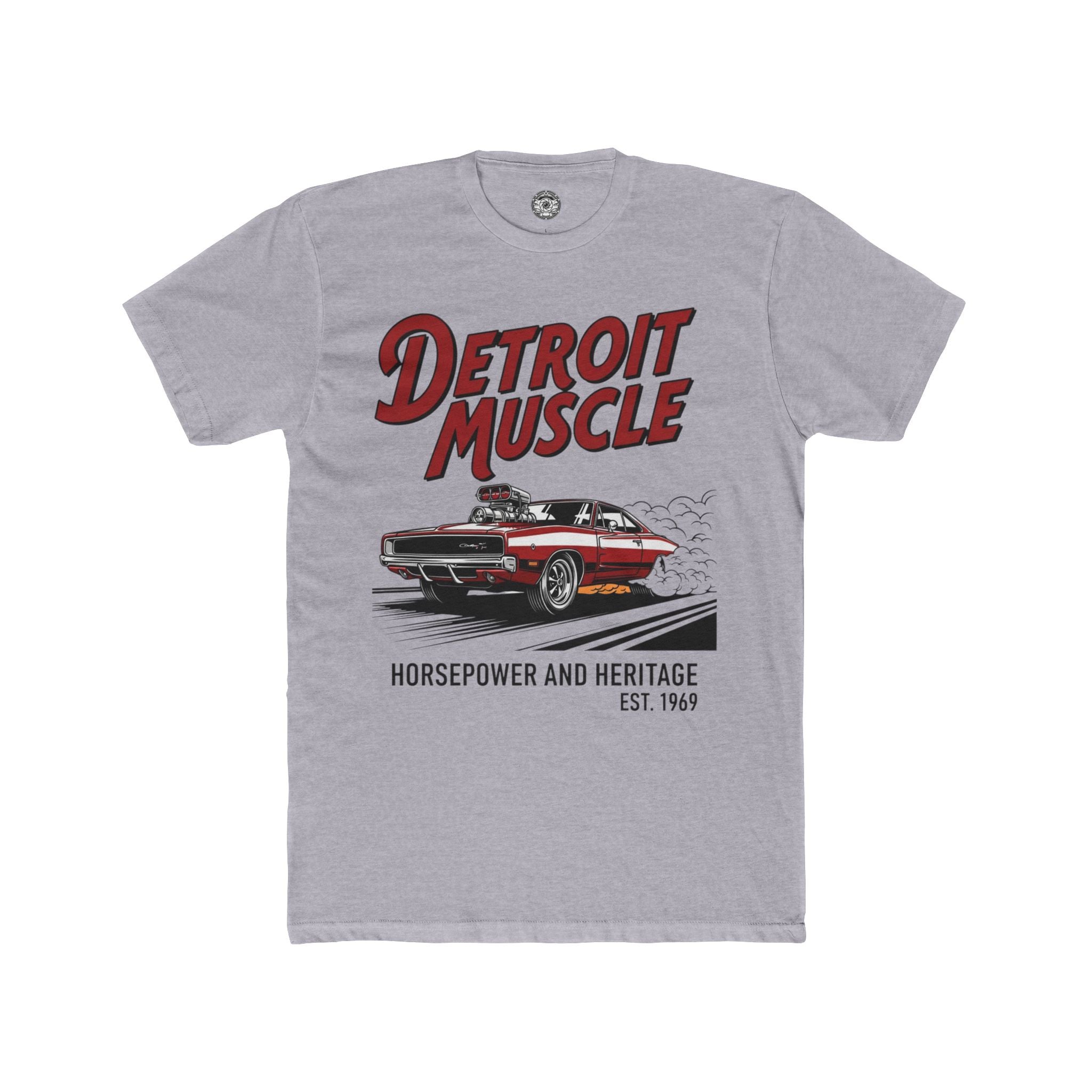 Men's Cotton Crew Tee — Horsepower and Heritage