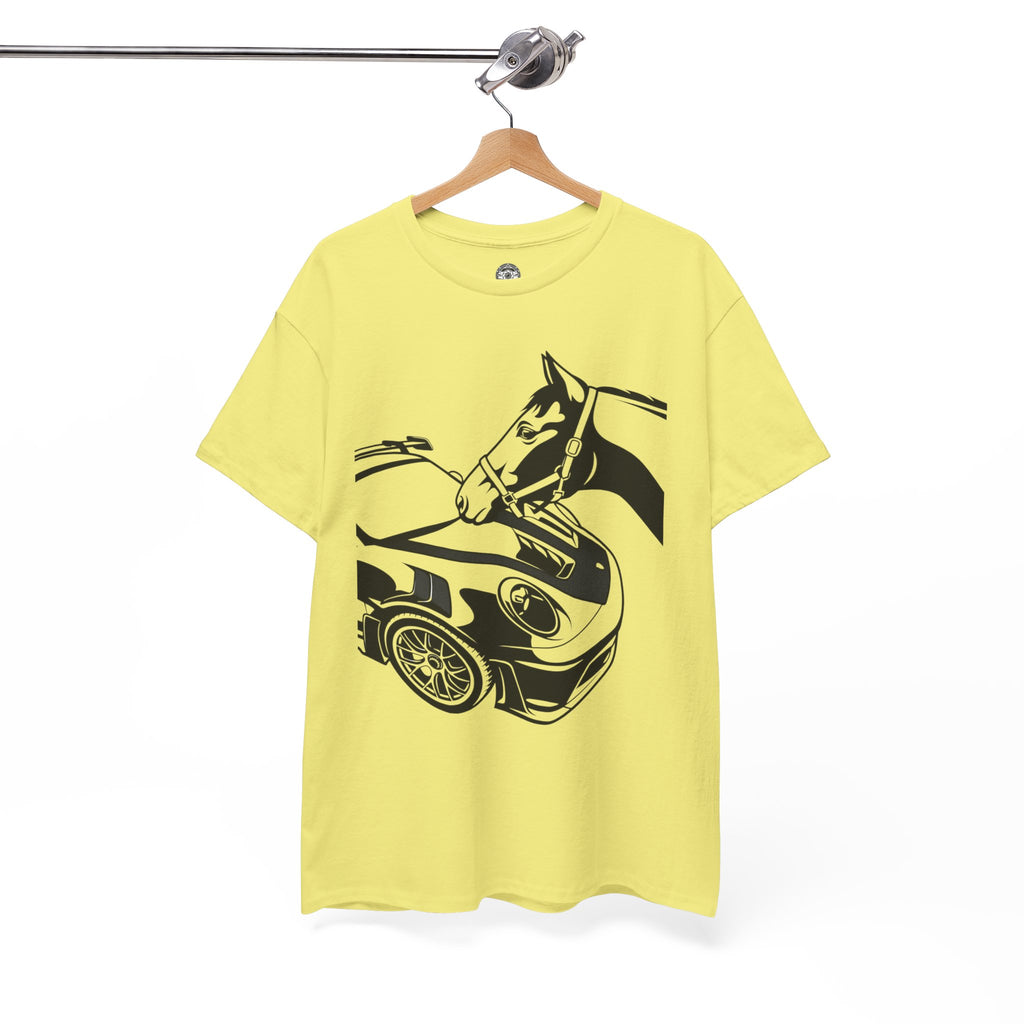 Unisex Heavy Cotton Tee — 992 vs Horse (Viral Video)