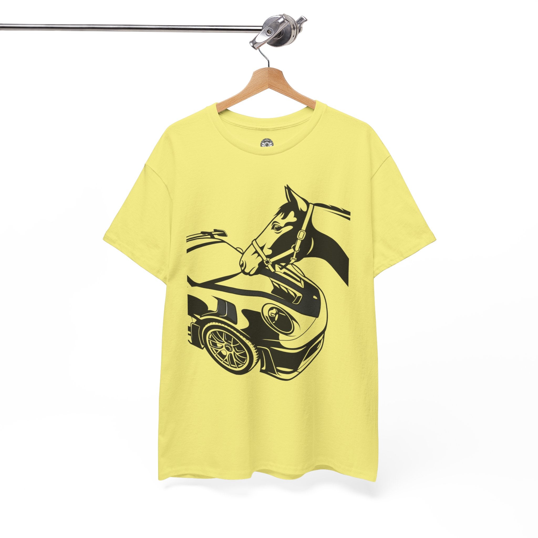 Unisex Heavy Cotton Tee — 992 vs Horse (Viral Video)