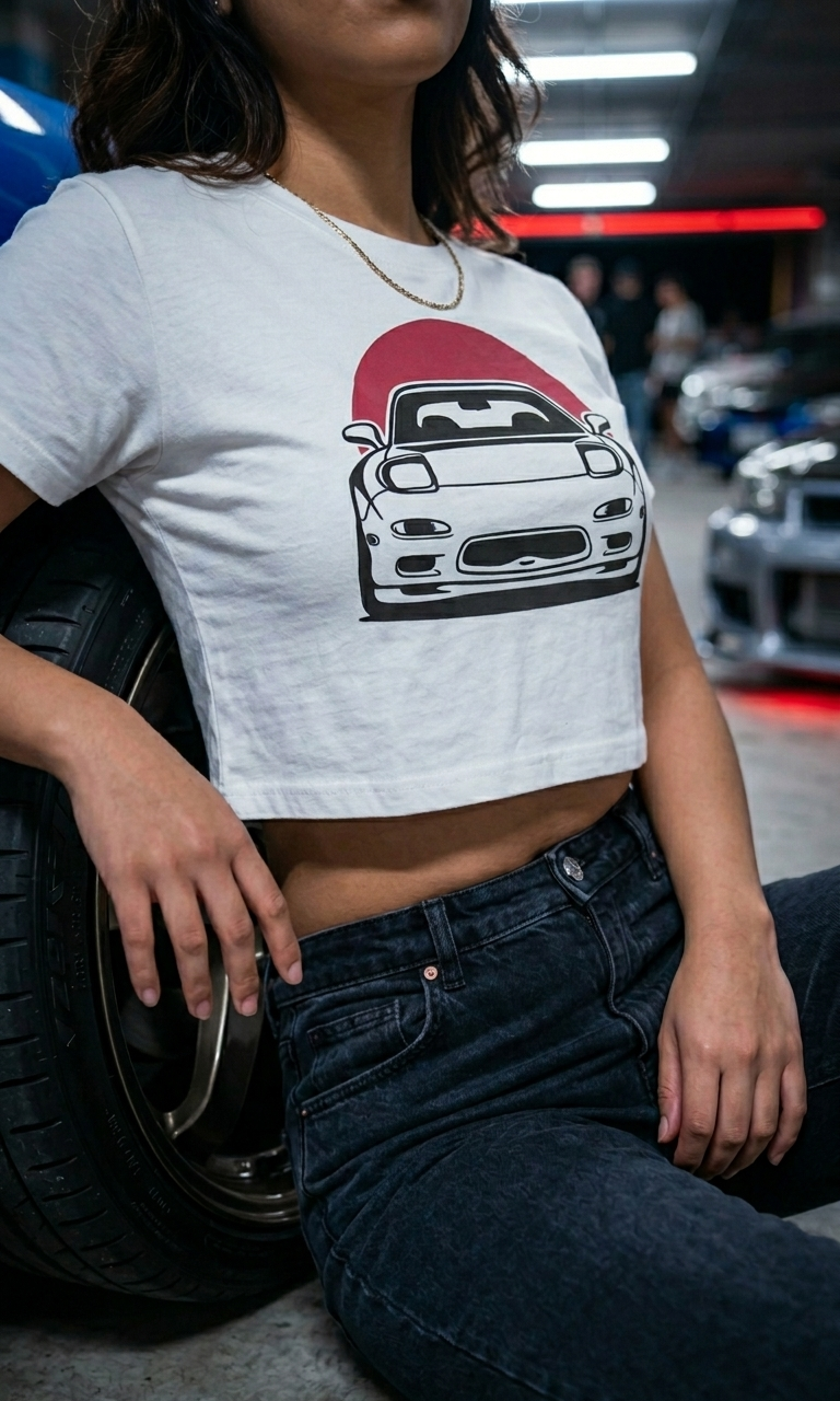 Women's Crop Top - JDM Sun