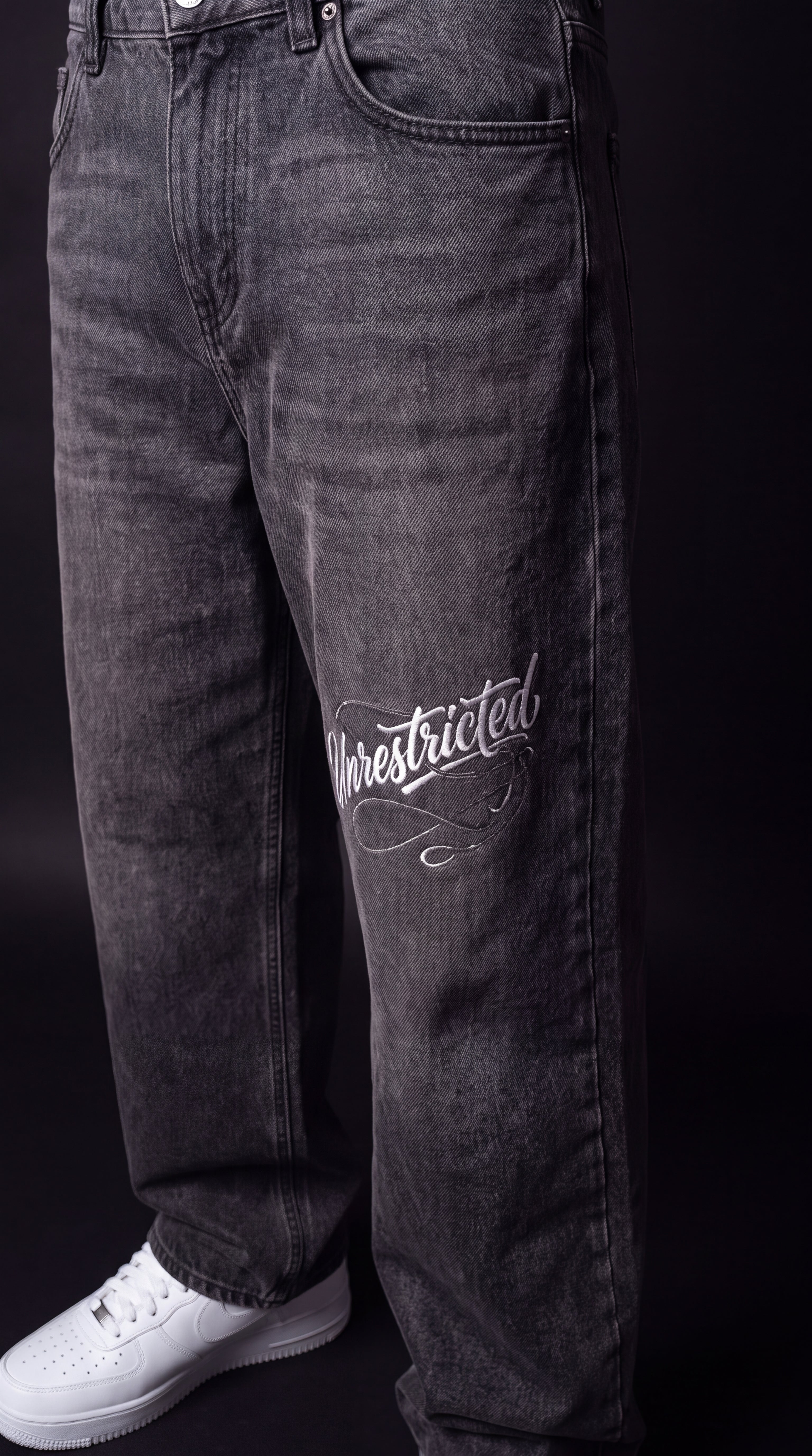 Vintage Wash Heavyweight Denim Jeans - Unrestricted