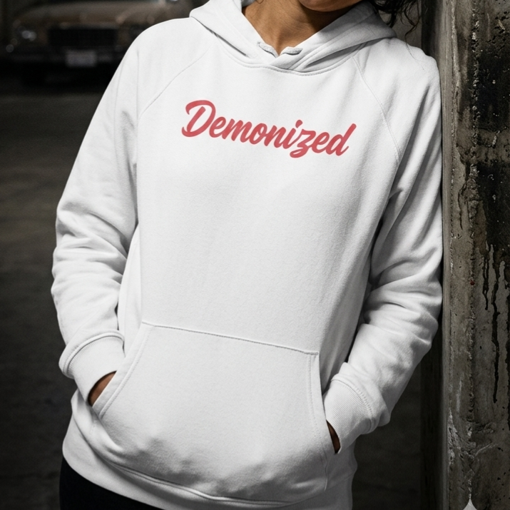 Unisex Brushed Fleece Hoodie - Demonized