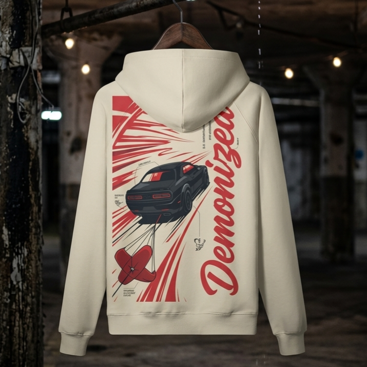 Unisex Brushed Fleece Hoodie - Demonized