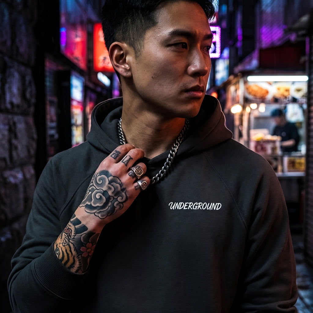 Unisex Brushed Fleece Hoodie - Underground R35