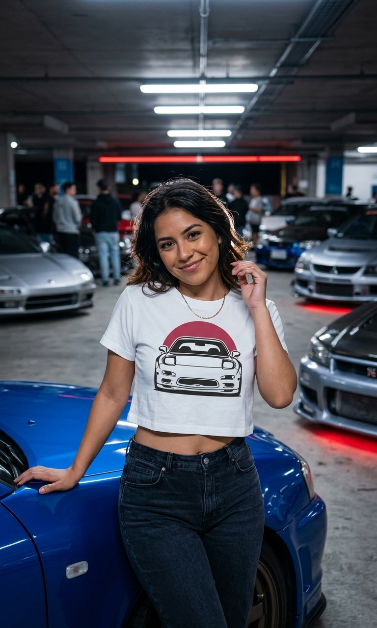 Women's Crop Top - JDM Sun